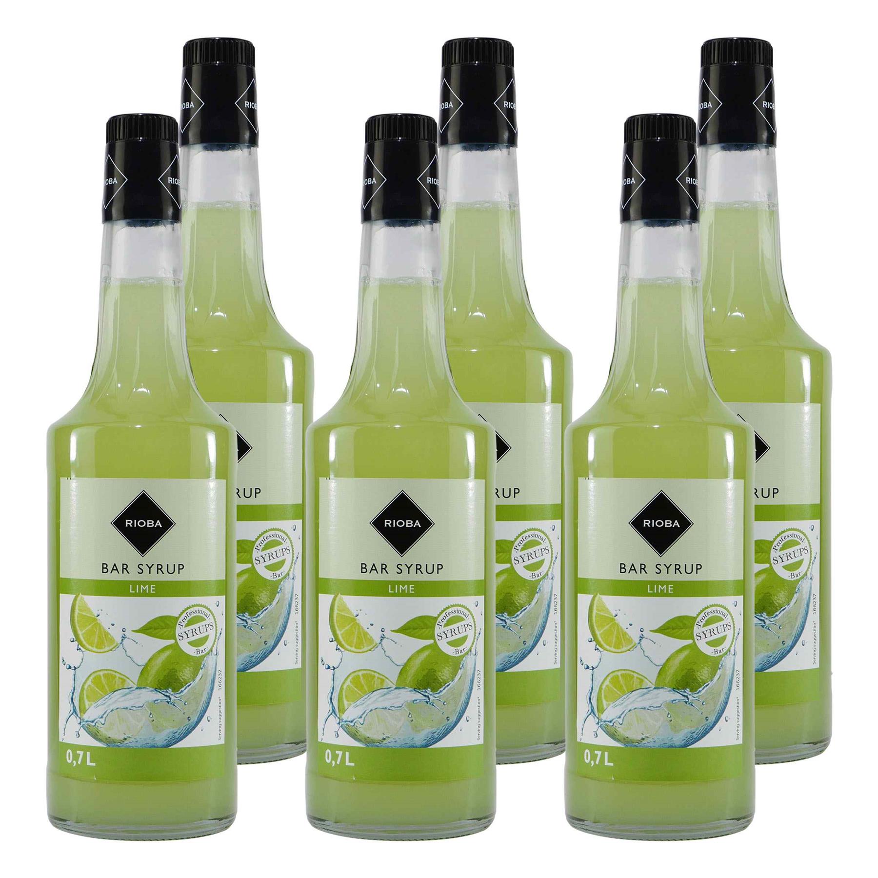 Rioba Lime (Limette) Syrup (6 x 0,7L)