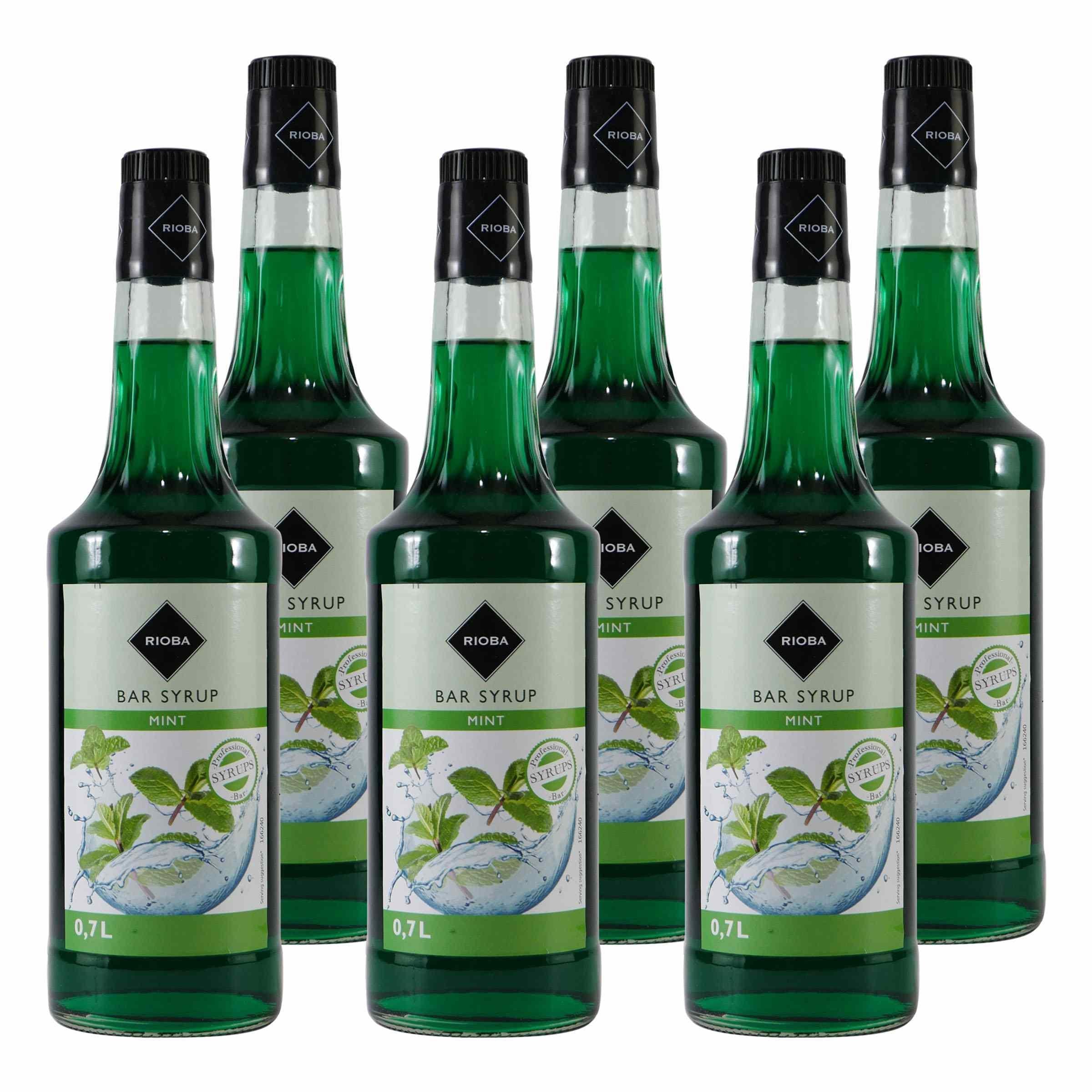 Rioba Mint (Minze) Syrup (6 x 0,7L)