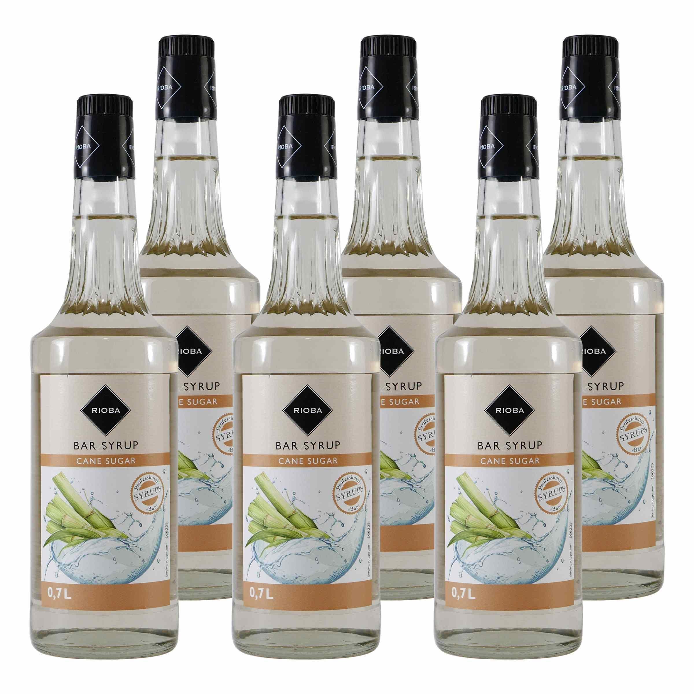 Rioba Cane Sugar (Rohrzucker) Syrup (6 x 0,7L)