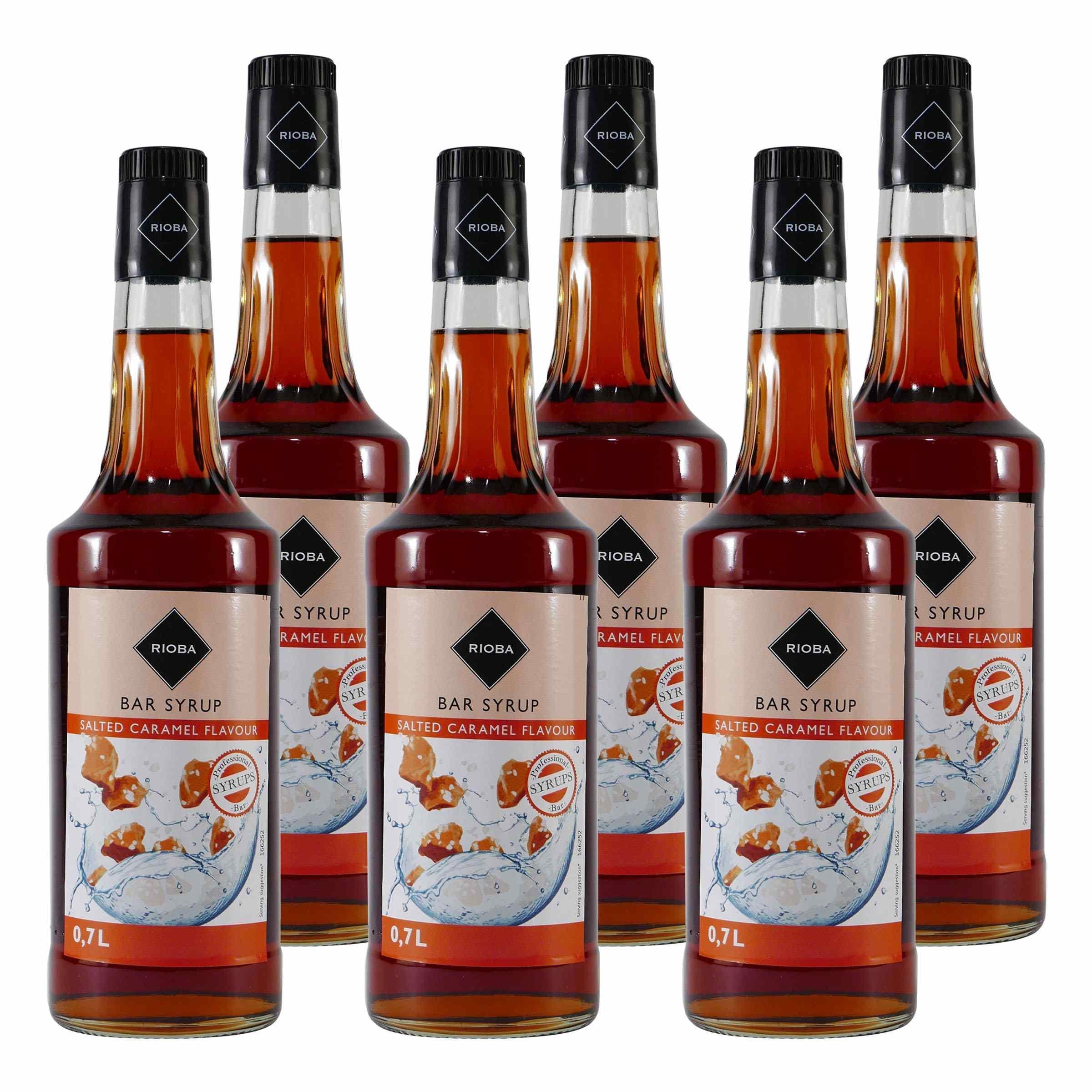Rioba Salted Caramel Flavour Syrup (6 x 0,7L)