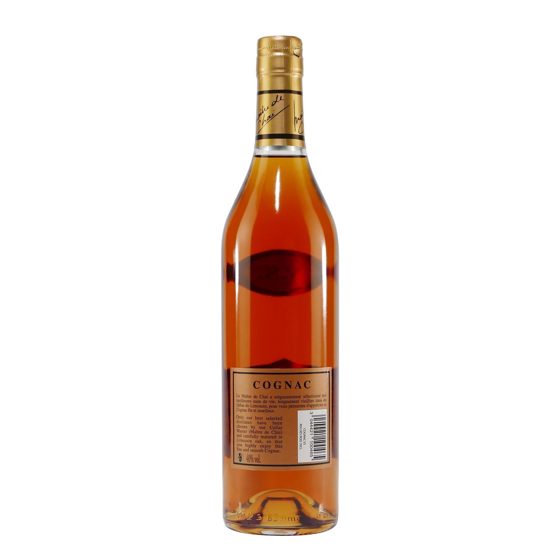 Roi des Rois Cognac V.S. mit Geschenk-Holzkiste