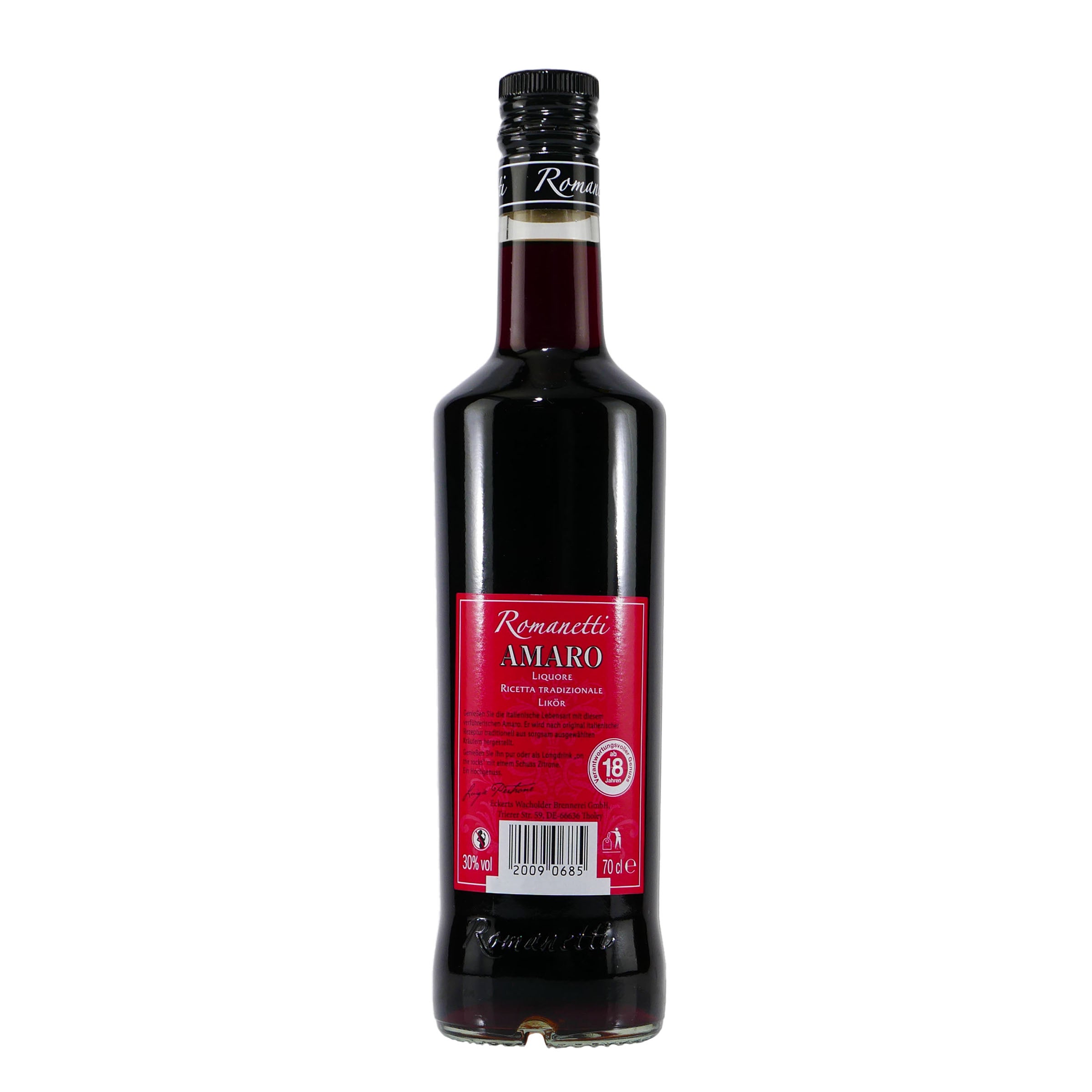 Romanetti Amaro Likör mit Geschenk-Holzkiste