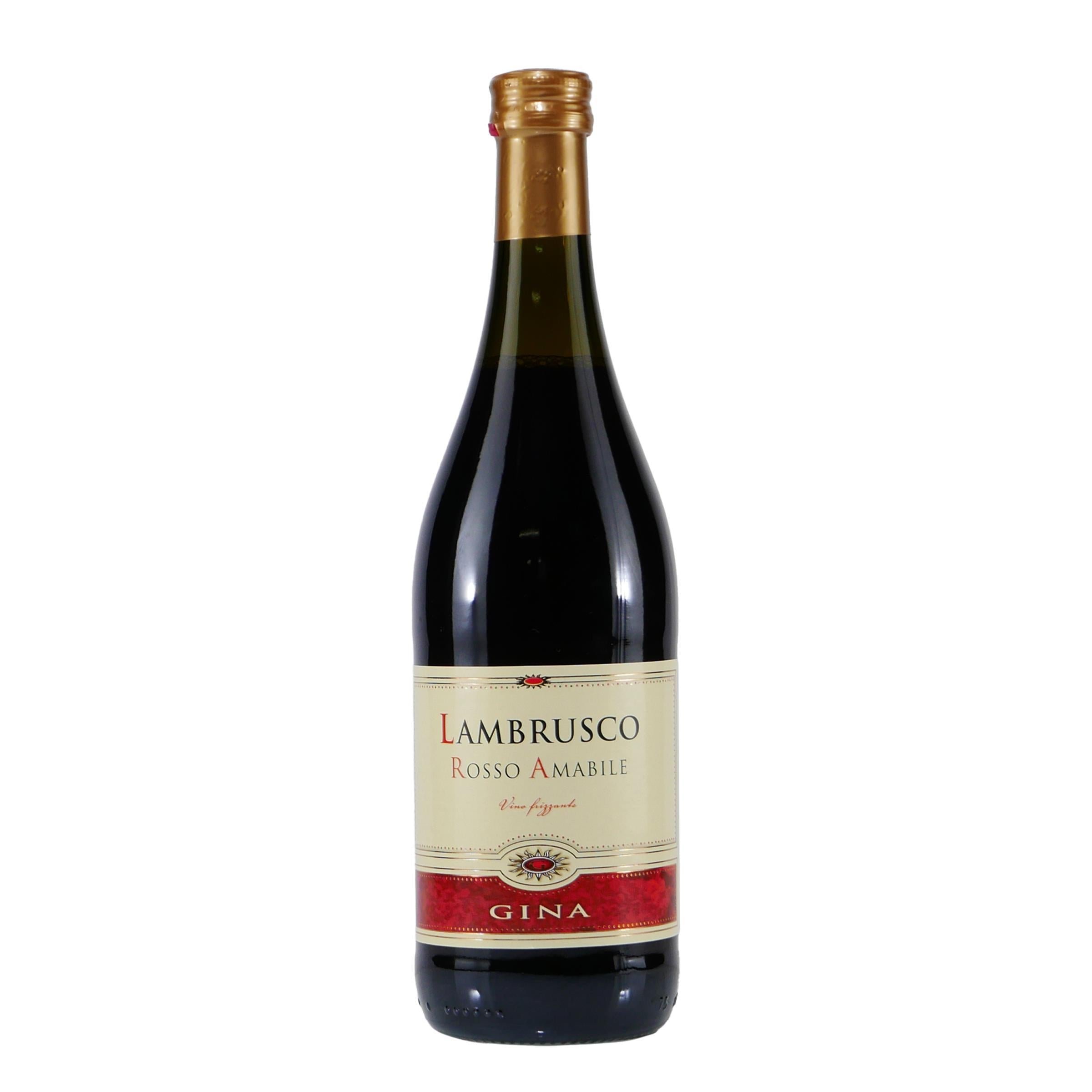 Gina Lambrusco Rosso Amabile -lieblich- (6 x 0,75L)