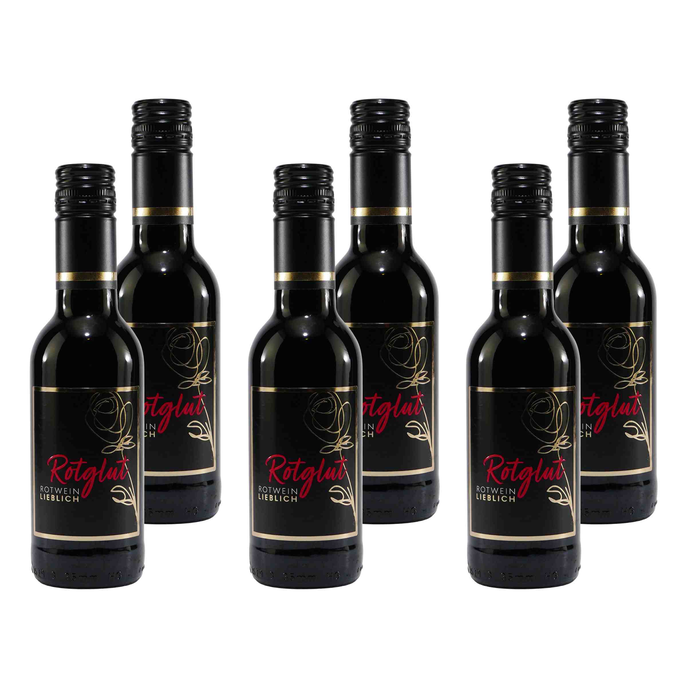 Rotglut Mazedonischer Rotwein -lieblich- (12 x 0,25L)