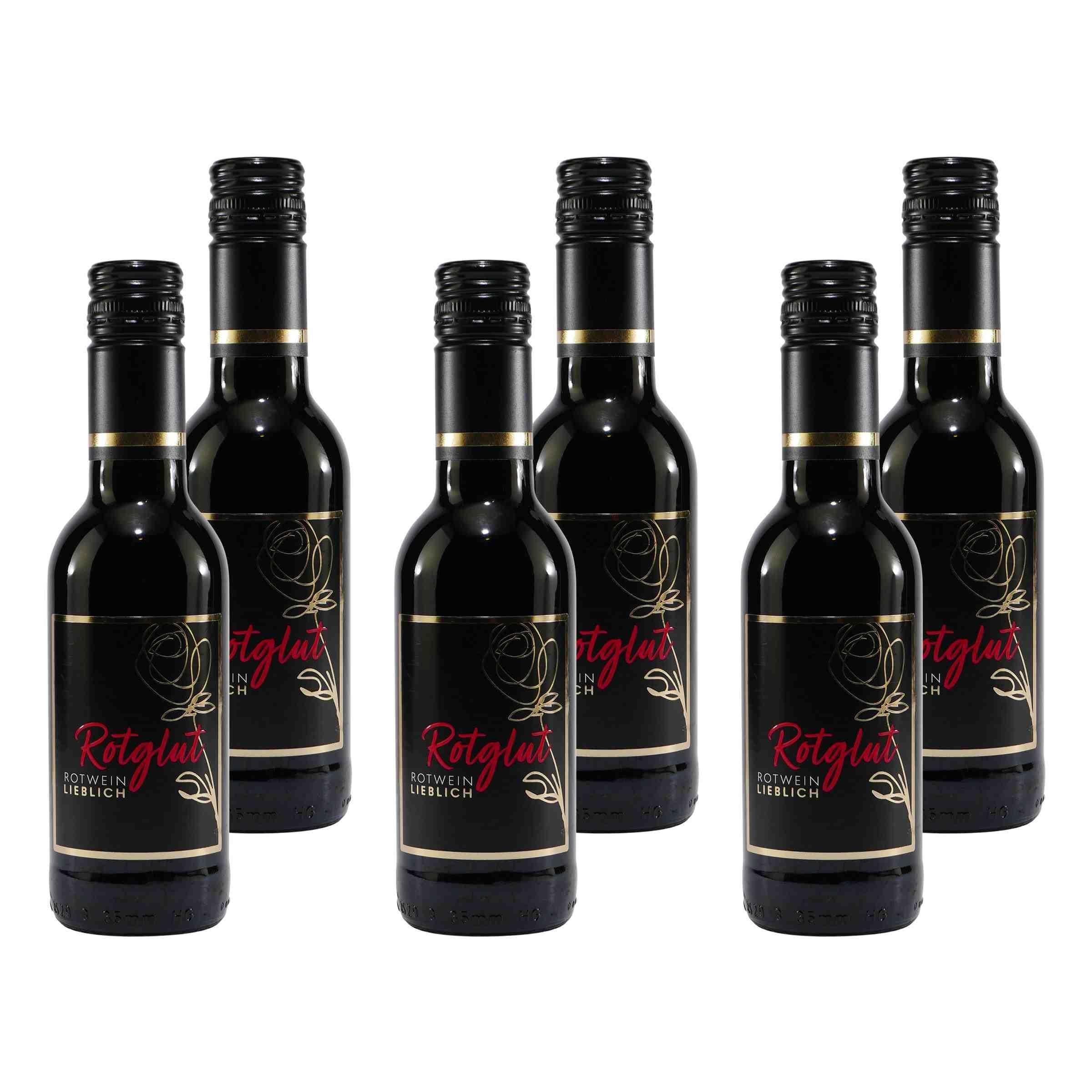Rotglut Mazedonischer Rotwein -lieblich- (12 x 0,25L)