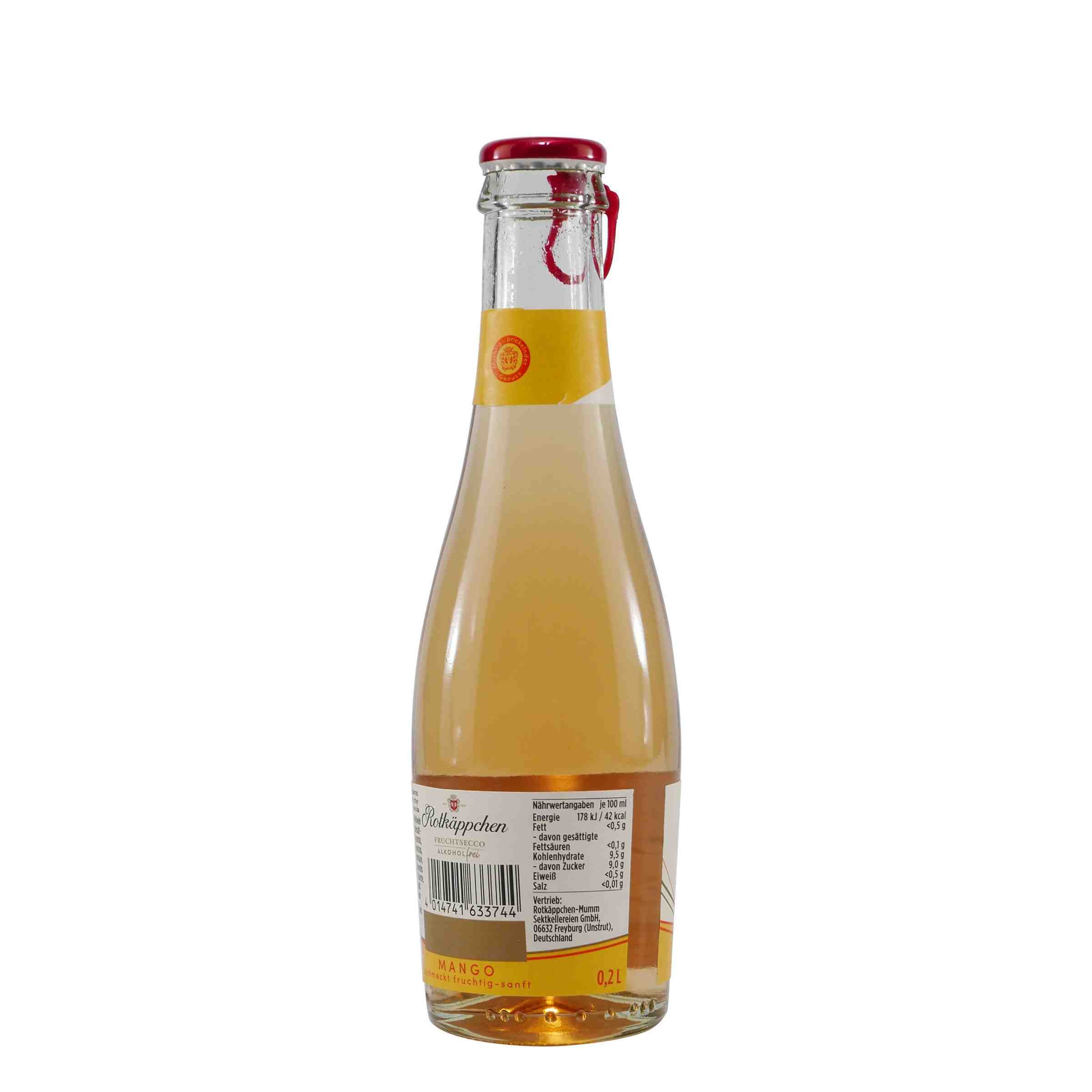 Rotkäppchen Fruchtsecco Mango -alkoholfrei- (12 x 0,2L)