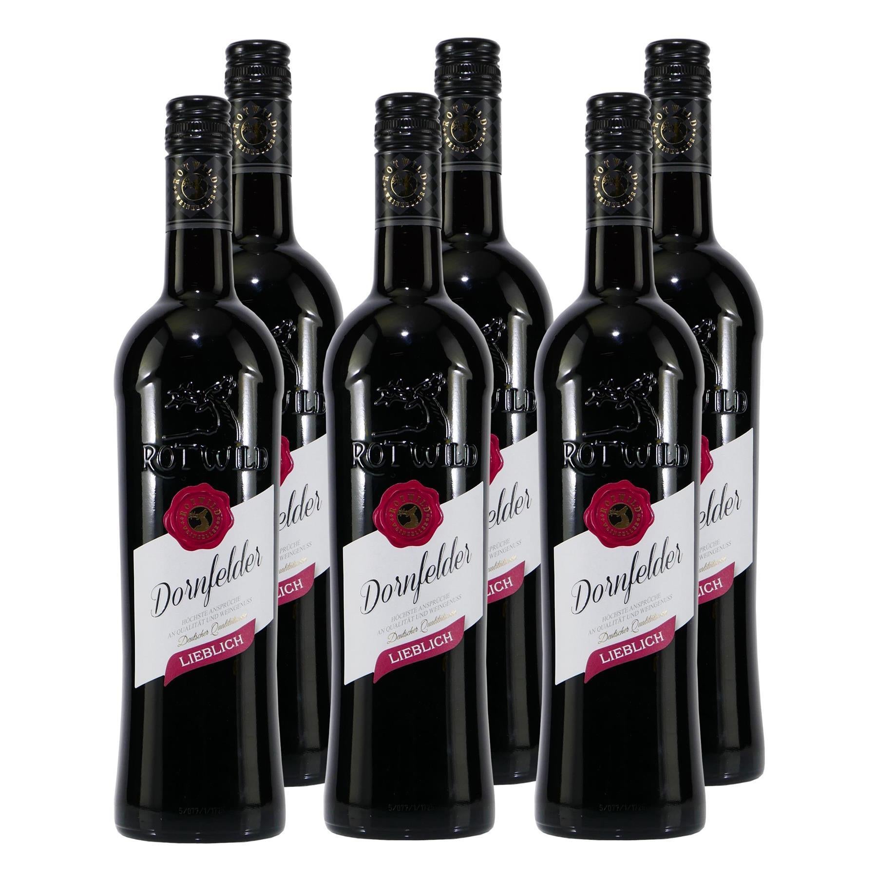 Rotwild Dornfelder QbA -lieblich- (6 x 0,75L)