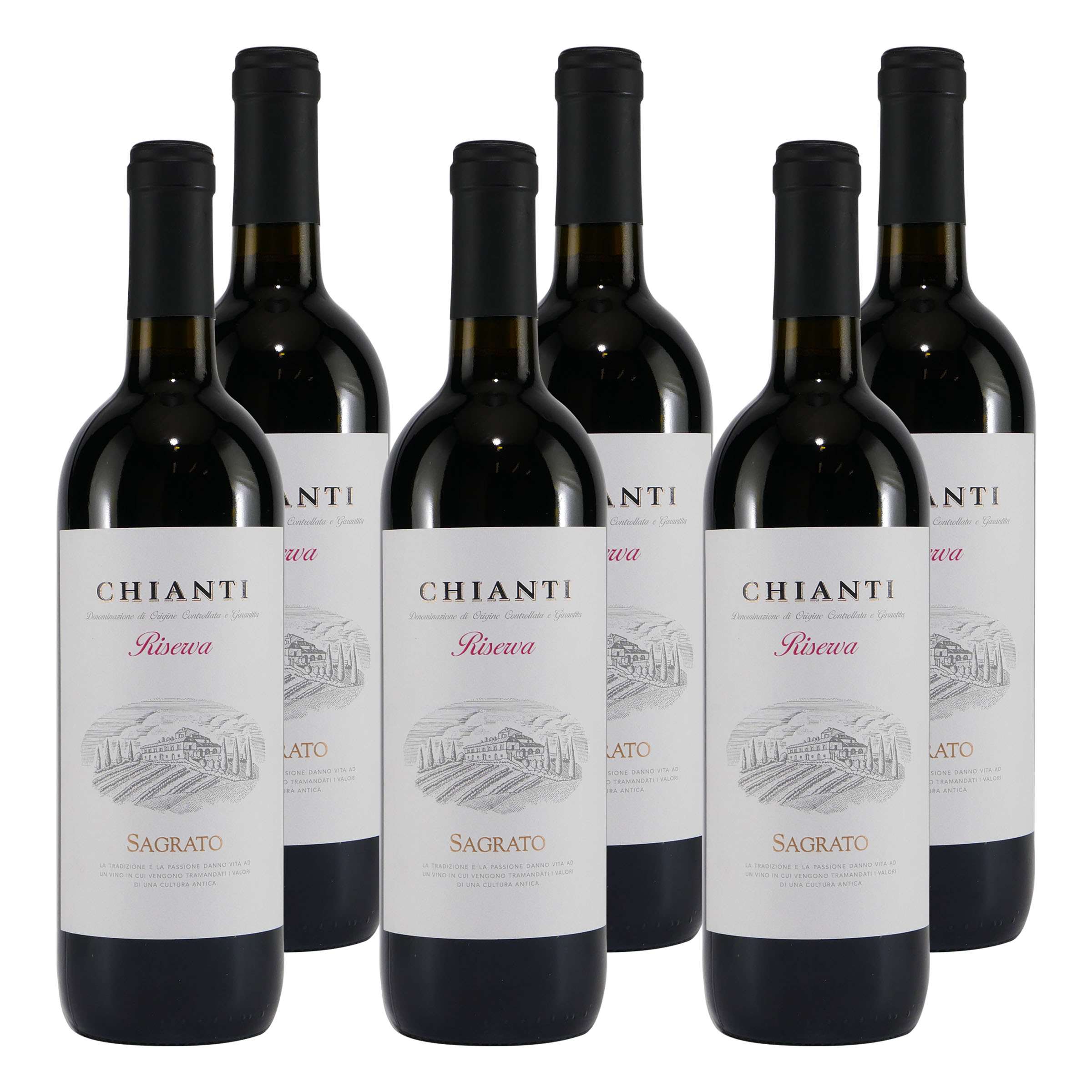 Sagrato Chianti Riserva DOCG -trocken- (6 x 0,75L)