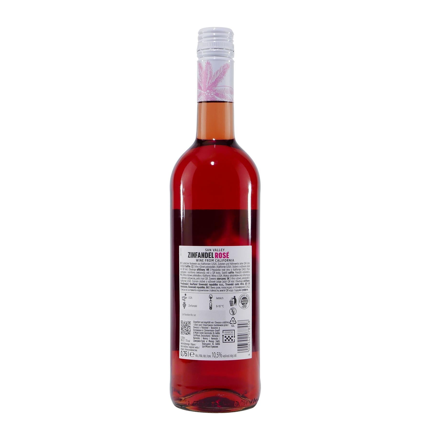 San Valley Zinfandel Rosé -lieblich-