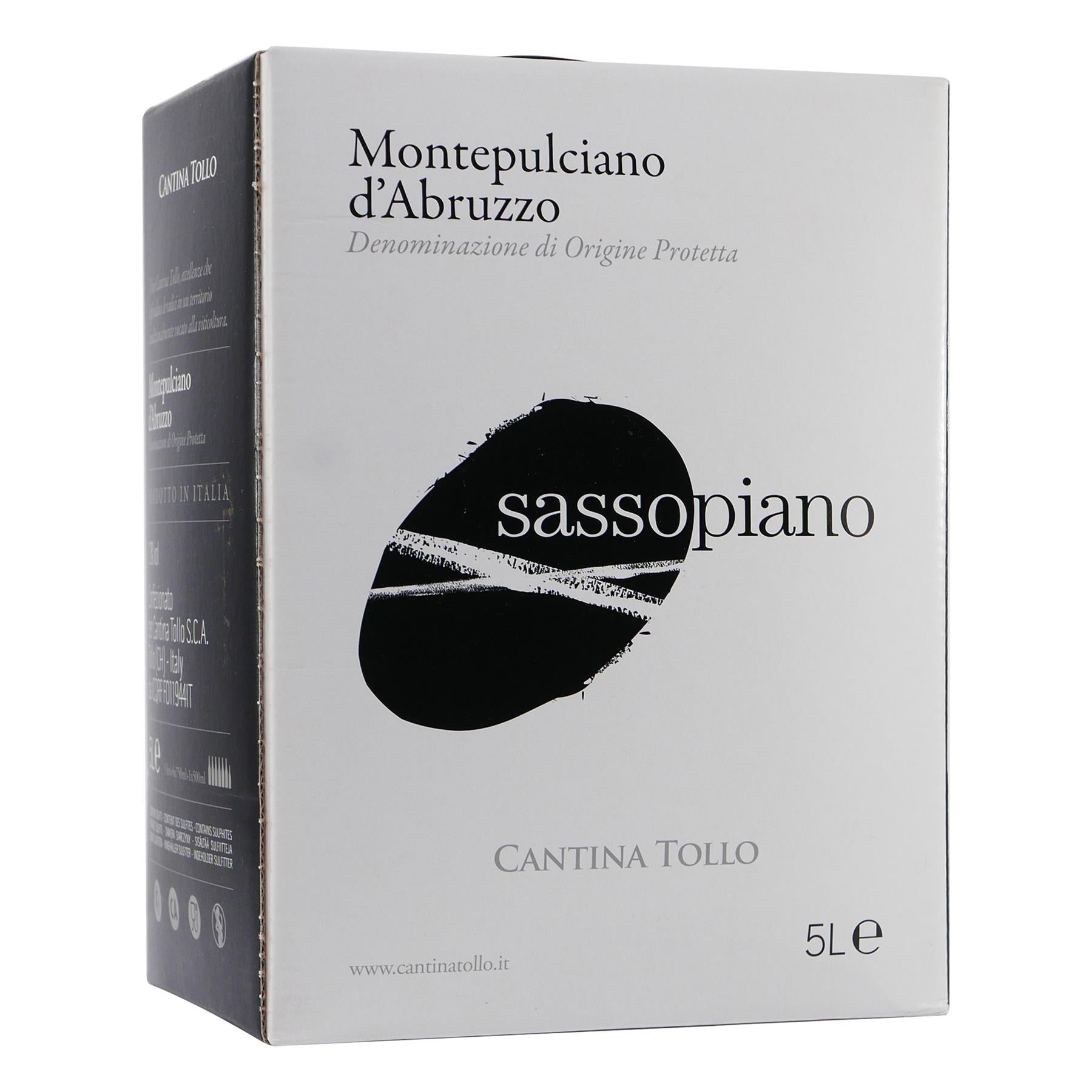 Sassopiano Montepulciano d'Abruzzo DOP -trocken- 5,0L BIB)