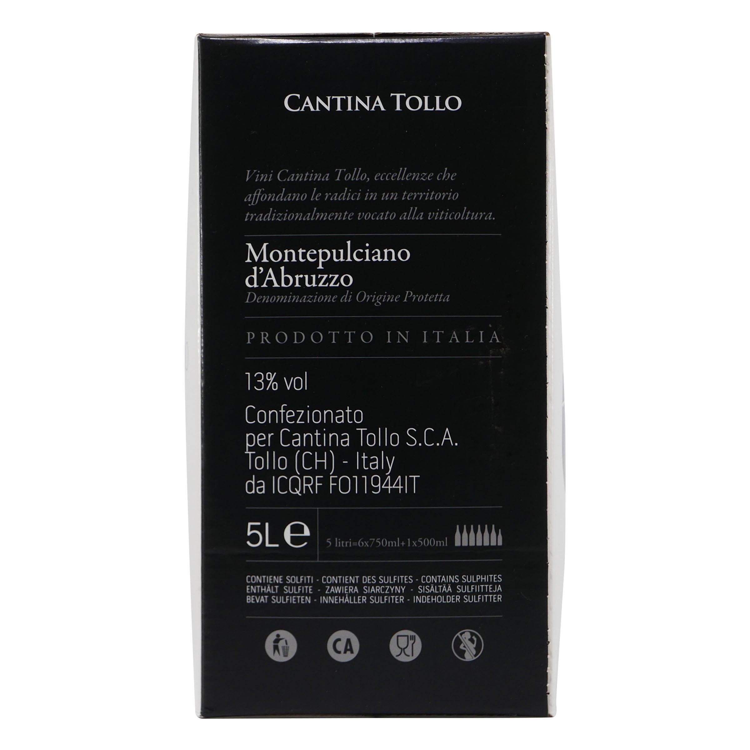 Sassopiano Montepulciano d'Abruzzo DOP -trocken- 5,0L BIB)