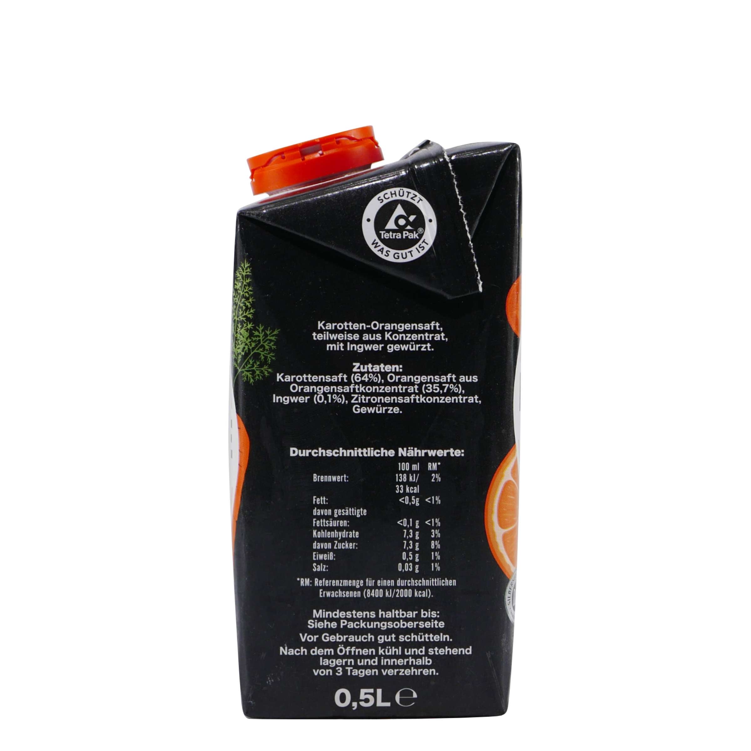 Scharfe Säfte Karotte - Pikanter Karotten-Orangensaft (12 x 0,5L)