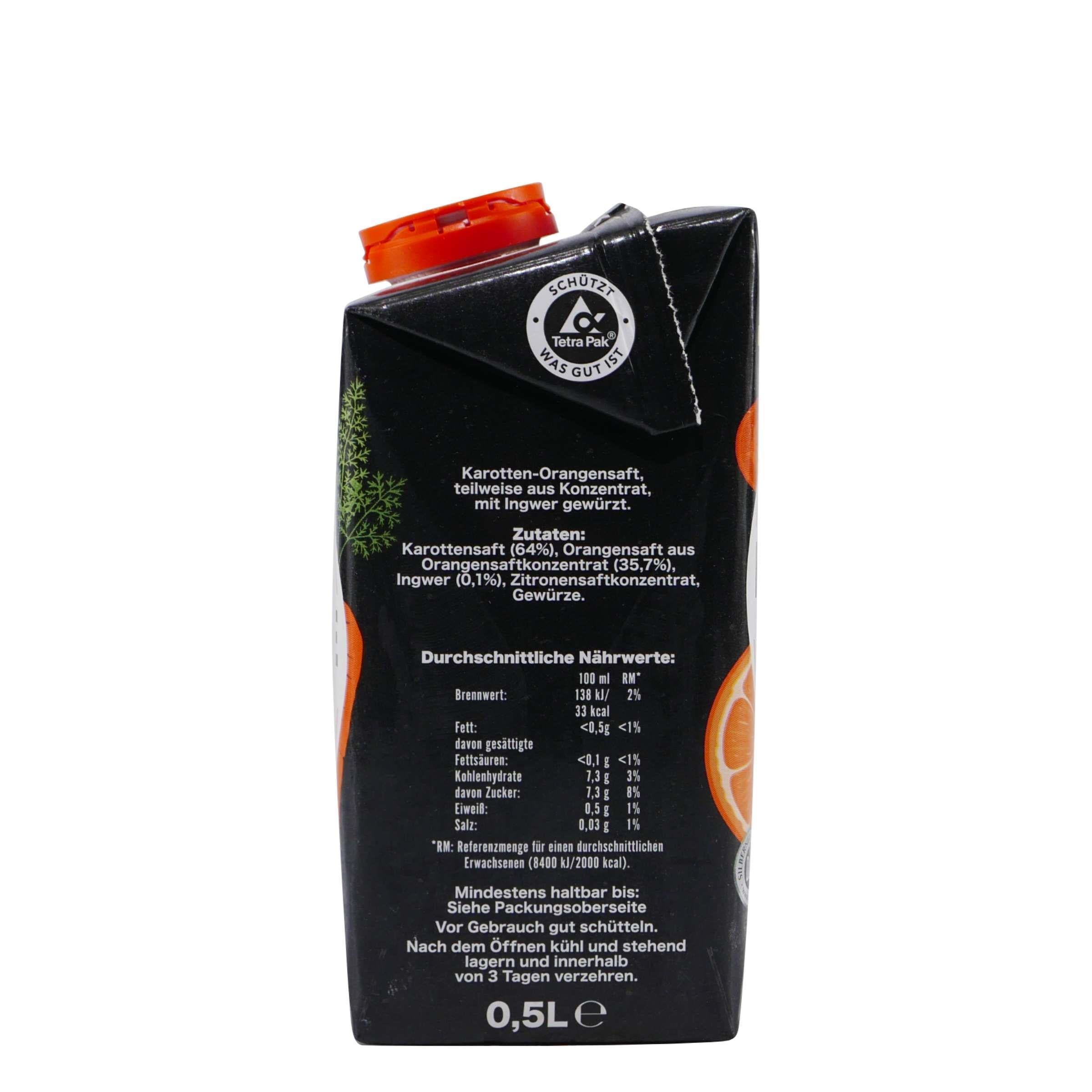 Scharfe Säfte Pikanter Karotten-Orangensaft (12 x 0,5L)