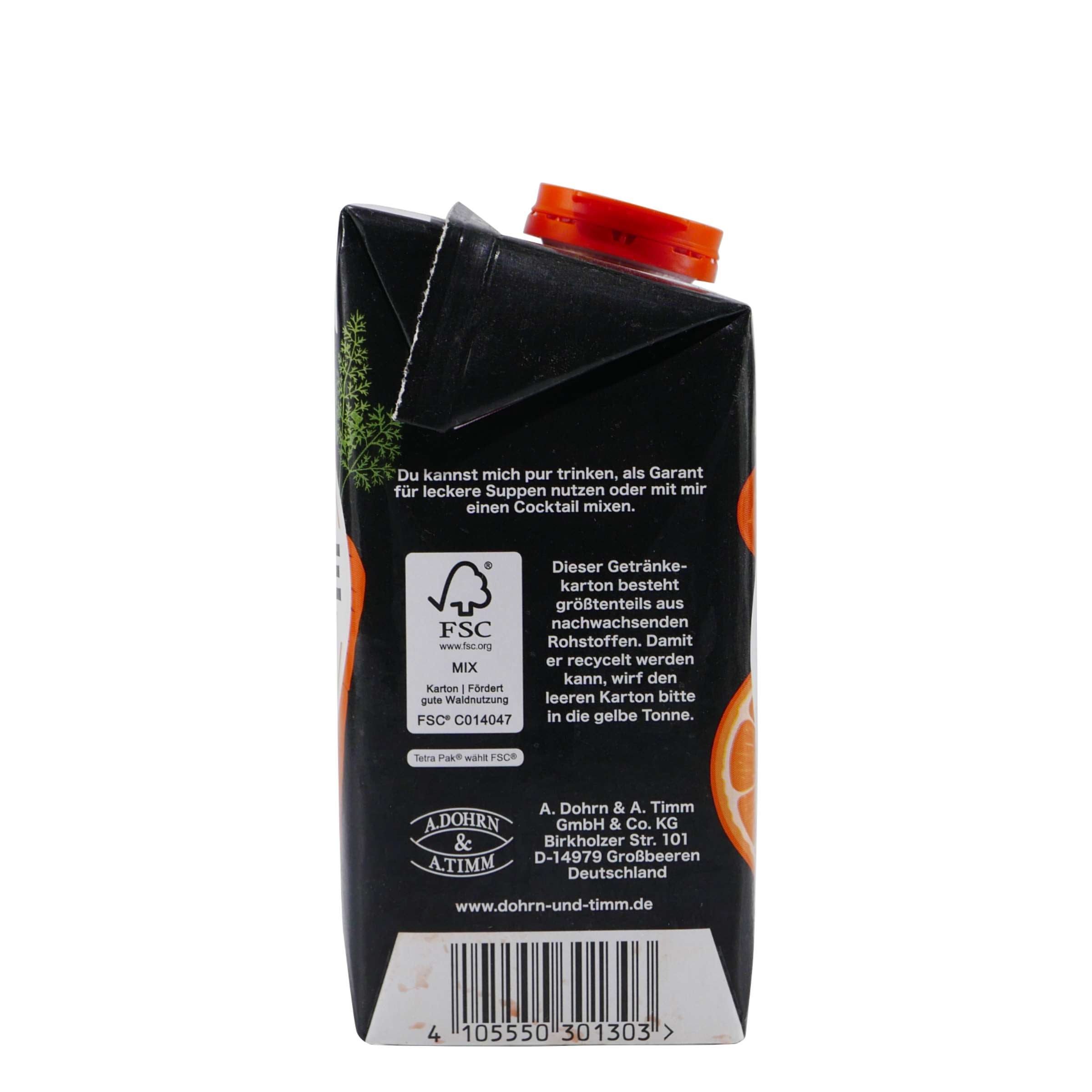 Scharfe Säfte Karotte - Pikanter Karotten-Orangensaft (12 x 0,5L)