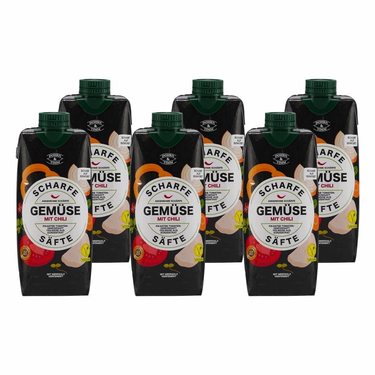 Scharfe Säfte Gemüse (12 x 0,5L)