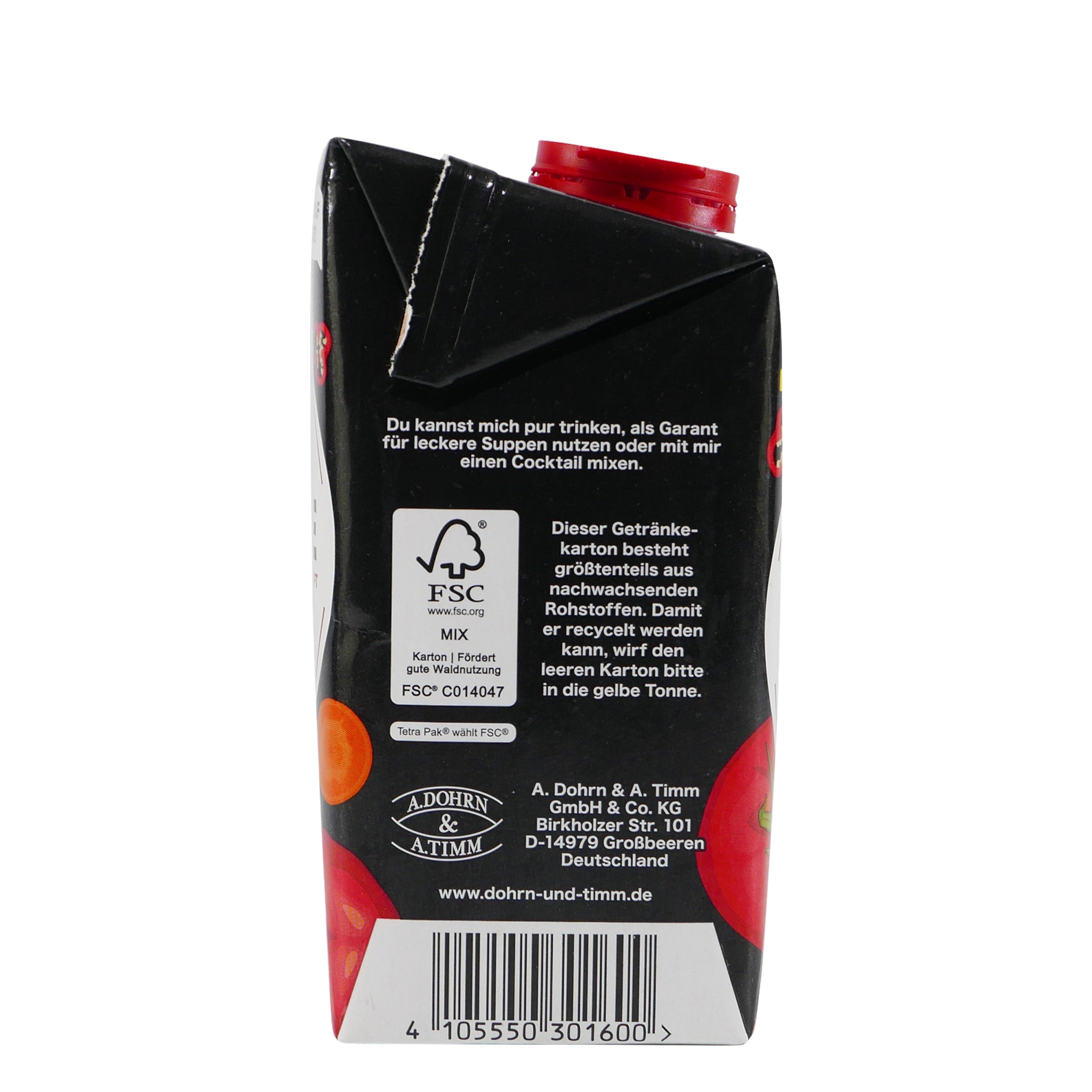 Scharfe Säfte Tomate - Pikanter Tomatensaft (12 x 0,5L)