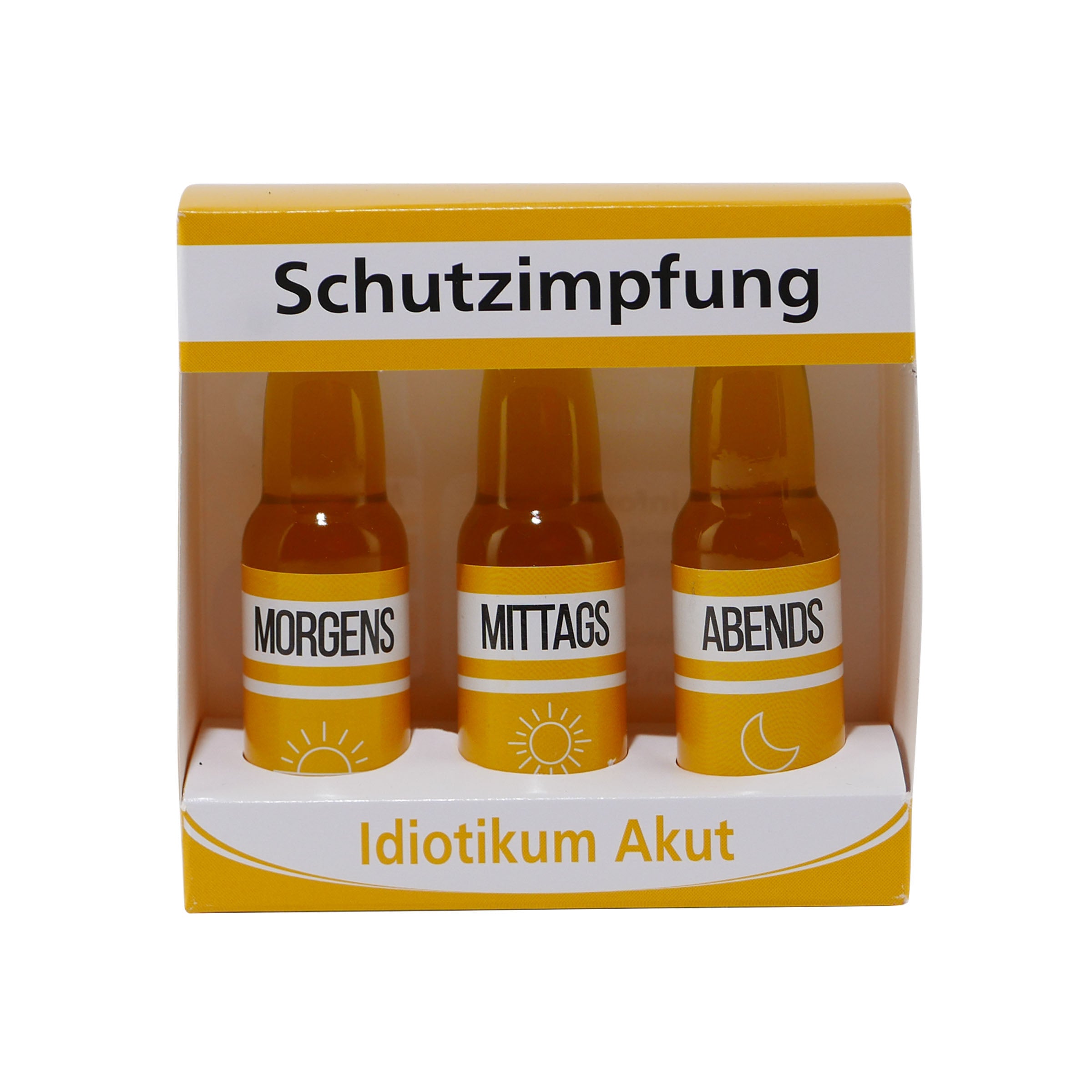 Schutzimpfung "Idiotikum Akut" (3 x 0,02L)