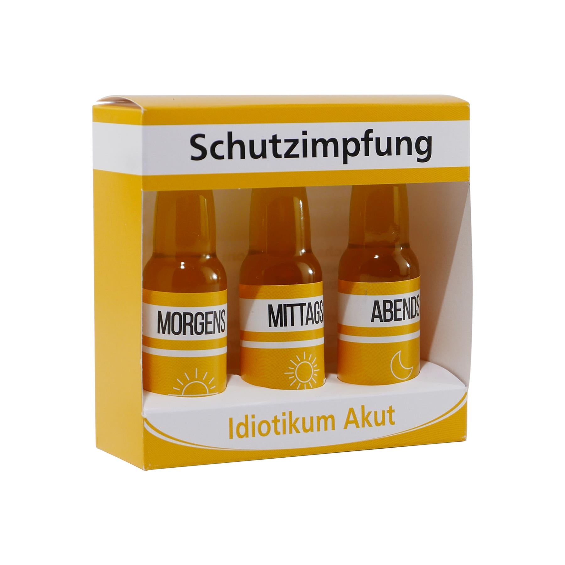 Schutzimpfung "Idiotikum Akut" (3 x 0,02L)