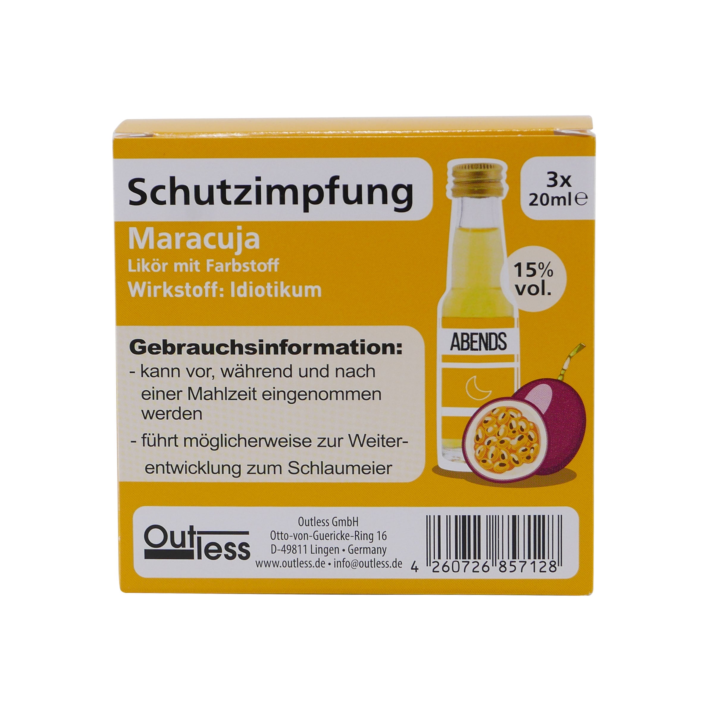 Schutzimpfung "Idiotikum Akut" (3 x 0,02L)