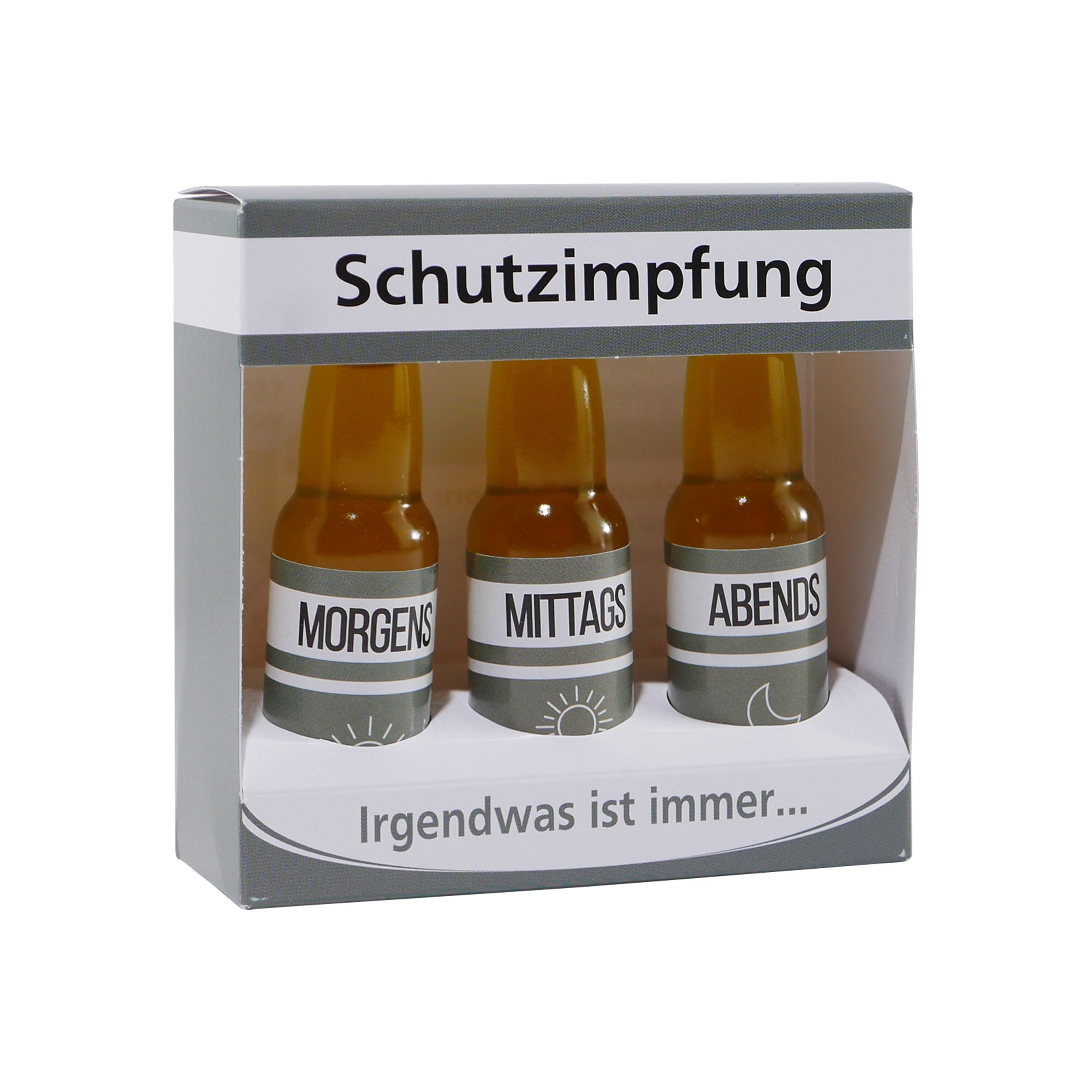 Schutzimpfung "Irgendwas ist immer" (3 x 0,02L)