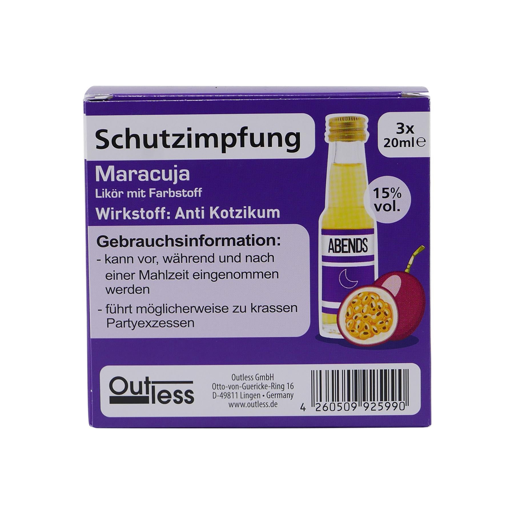 Schutzimpfung "Partyprophylaxe" (3 x 0,02L)