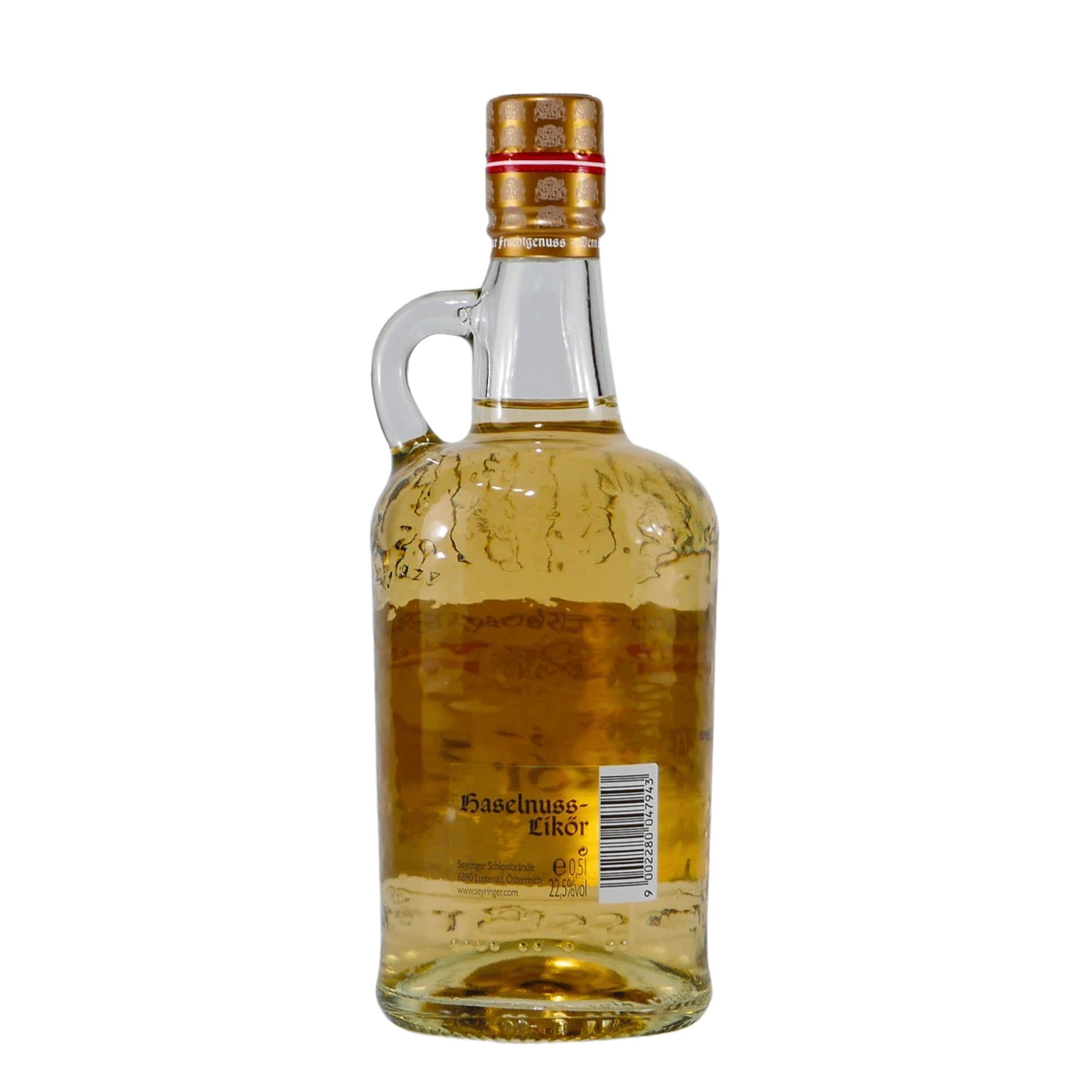 Seyringer Schlossbrände Haselnusslikör mit Geschenk-HK