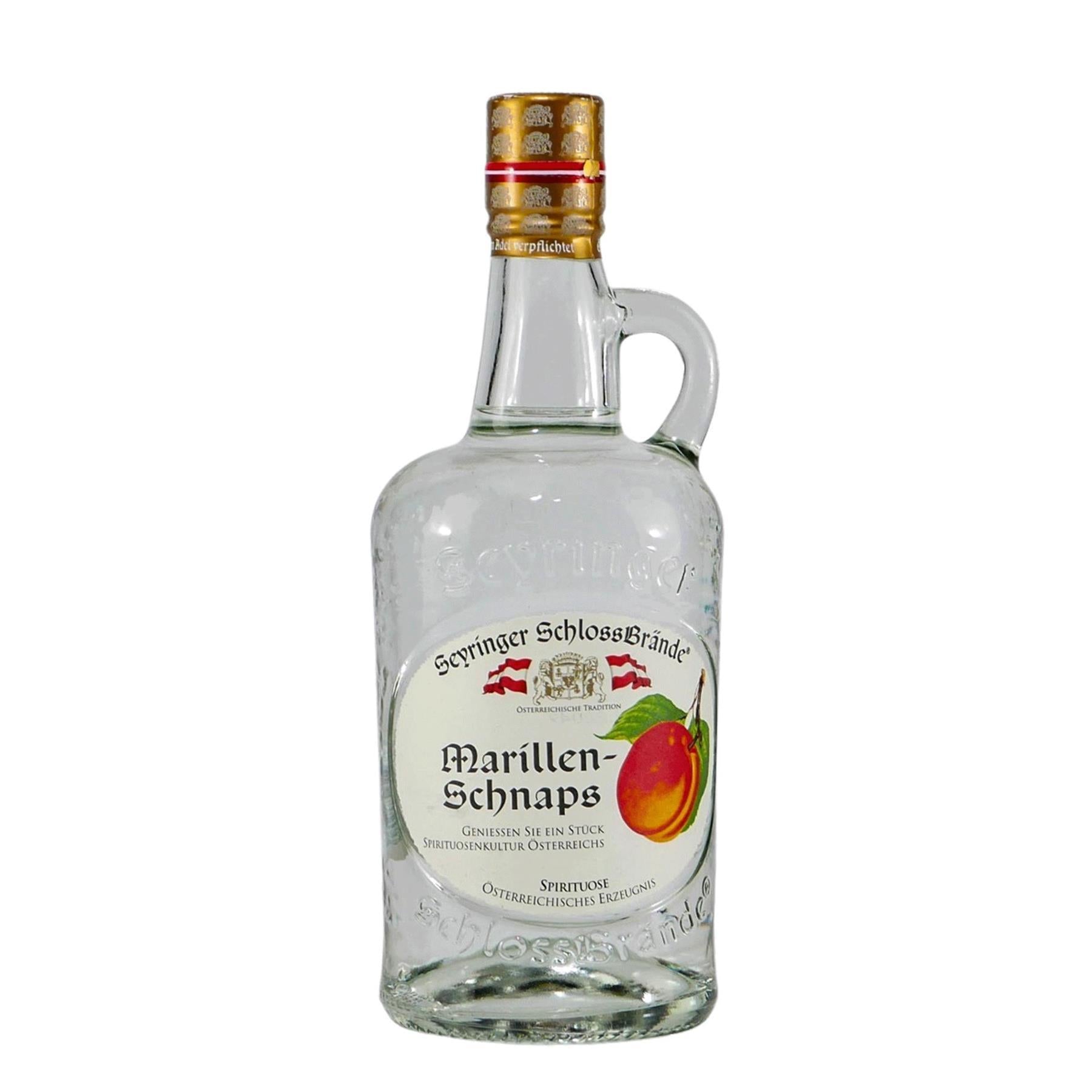 Seyringer Schlossbrände Marillenschnaps mit Geschenk-HK