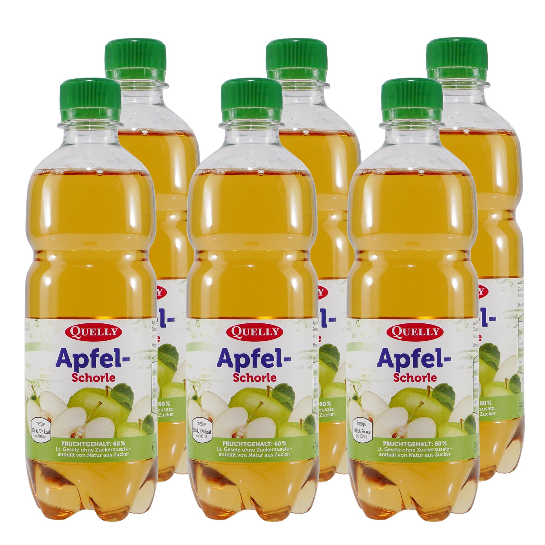 Quelly Apfel-Schorle (6 x 0,5L)