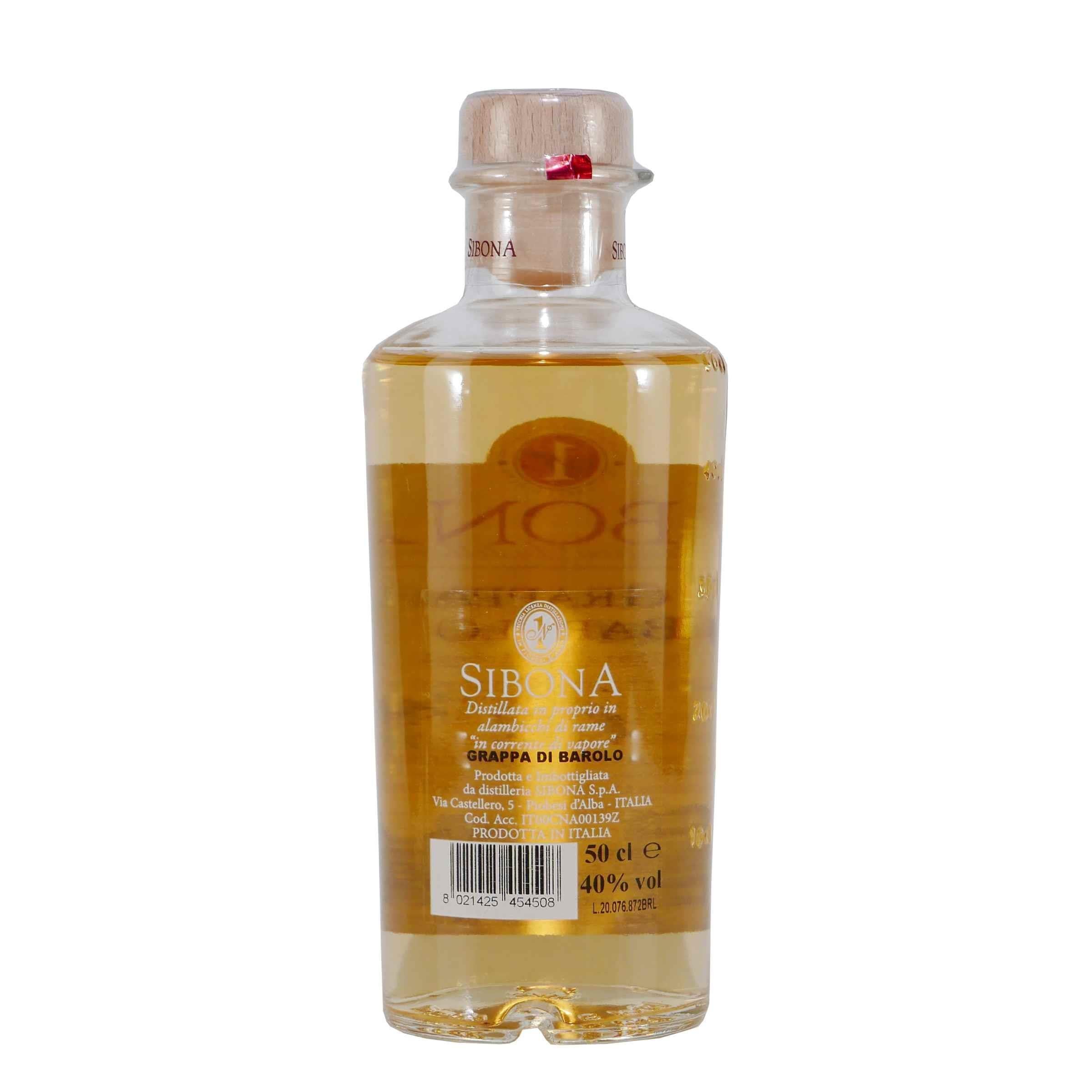 Sibona La Grappa di Barolo mit Geschenk-Holzkiste