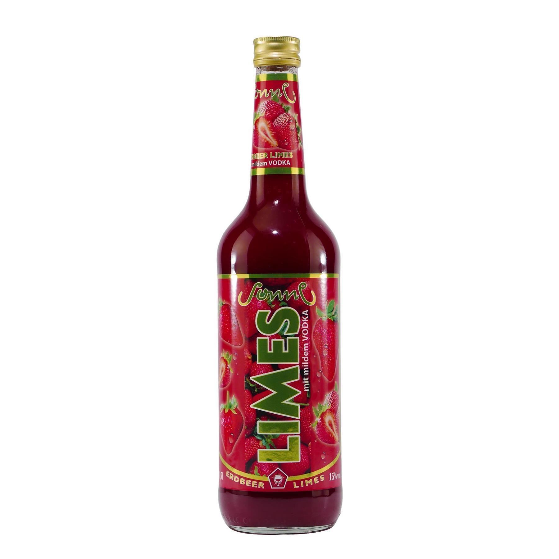 Sonne Erdbeer-Limes Likör