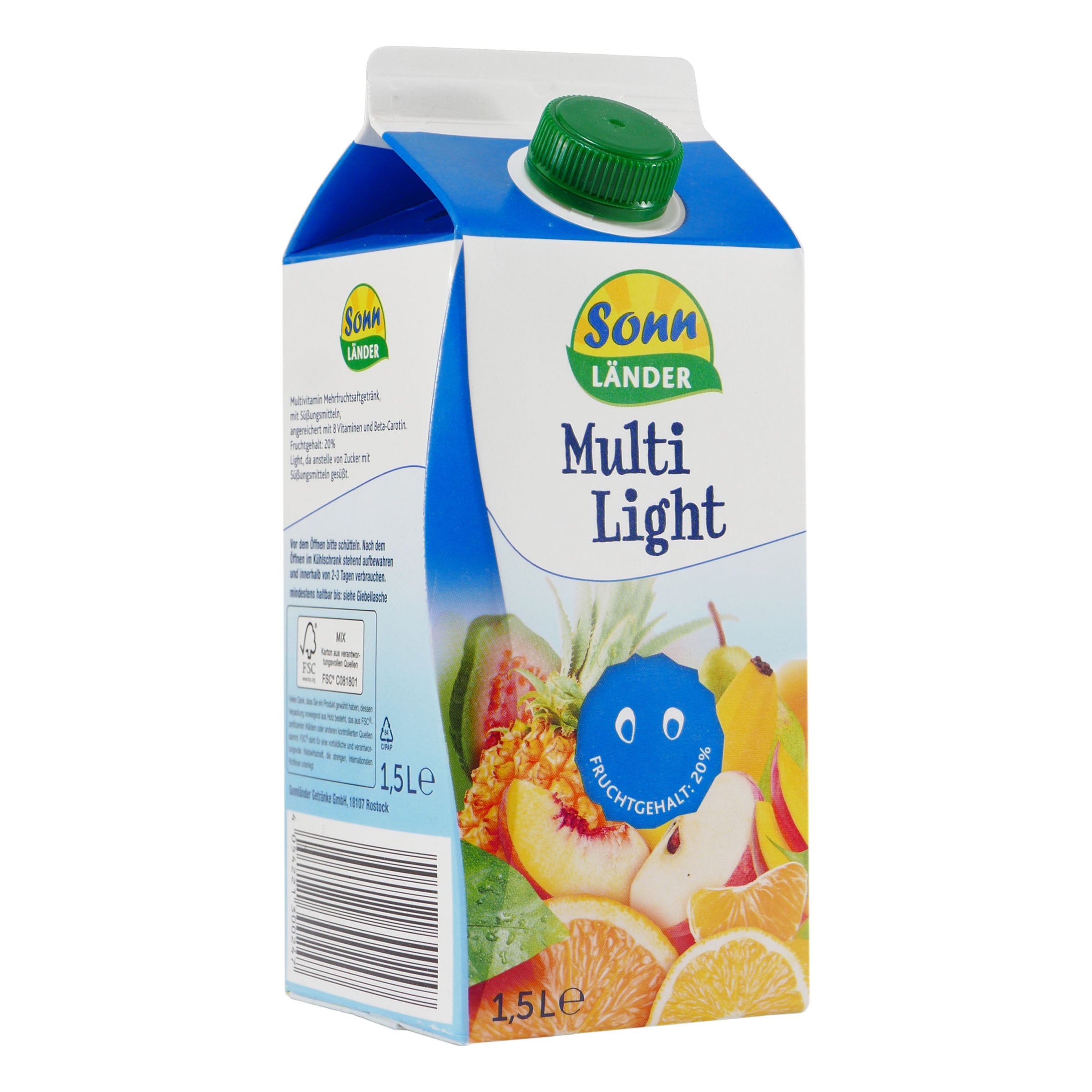 Sonnländer Multi-Light Fruchtsaftgetränk (6 x 1,5L)