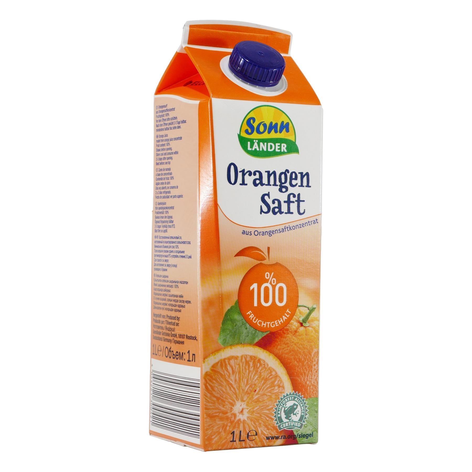 Sonnländer Orangensaft (8 x 1,0L)