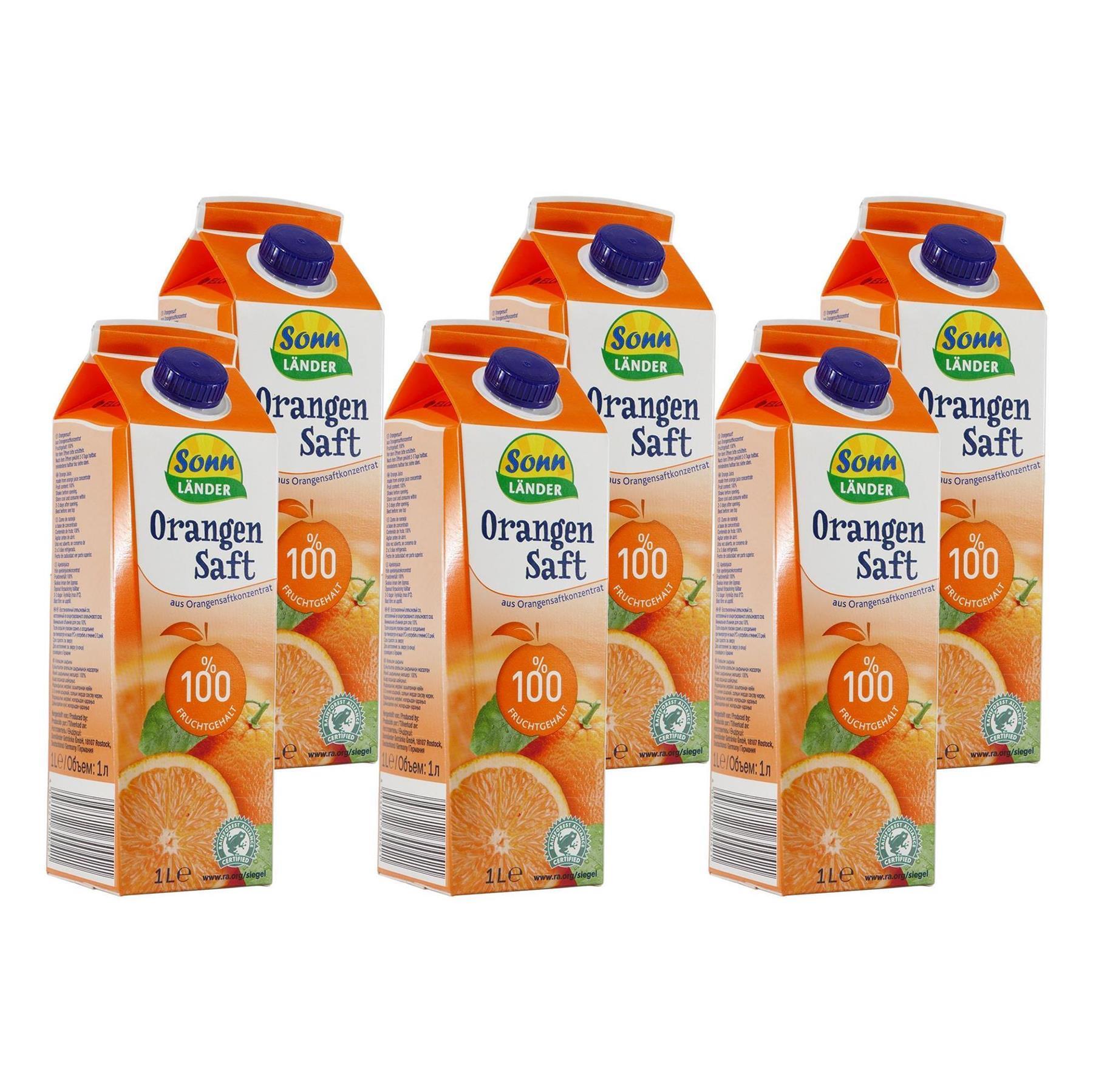 Sonnländer Orangensaft (8 x 1,0L)