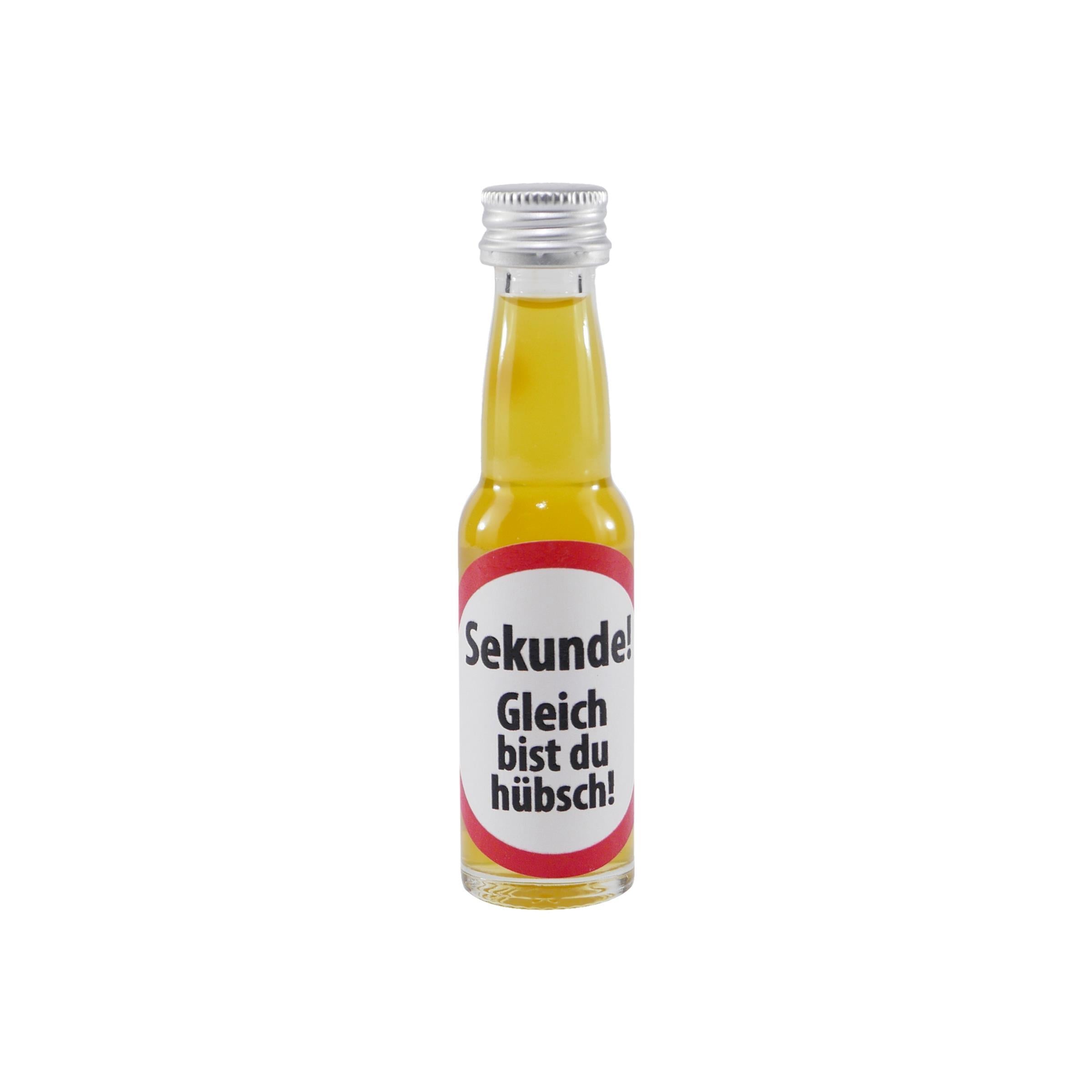 Spaßflasche Maracuja-Likör "Sekunde" (12 x 0,02L)