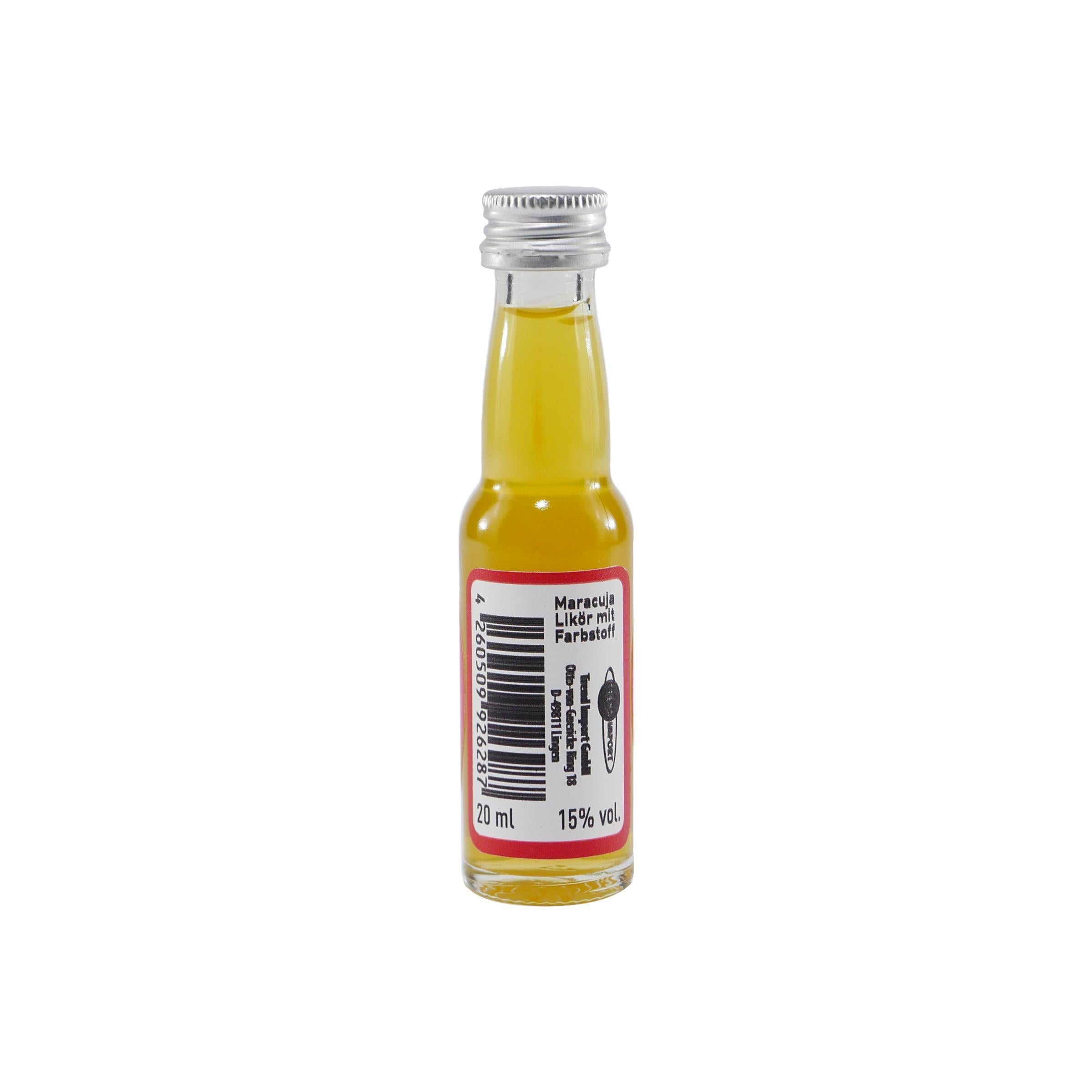 Spaßflasche Maracuja-Likör "Happy B-day" (12 x 0,02L)