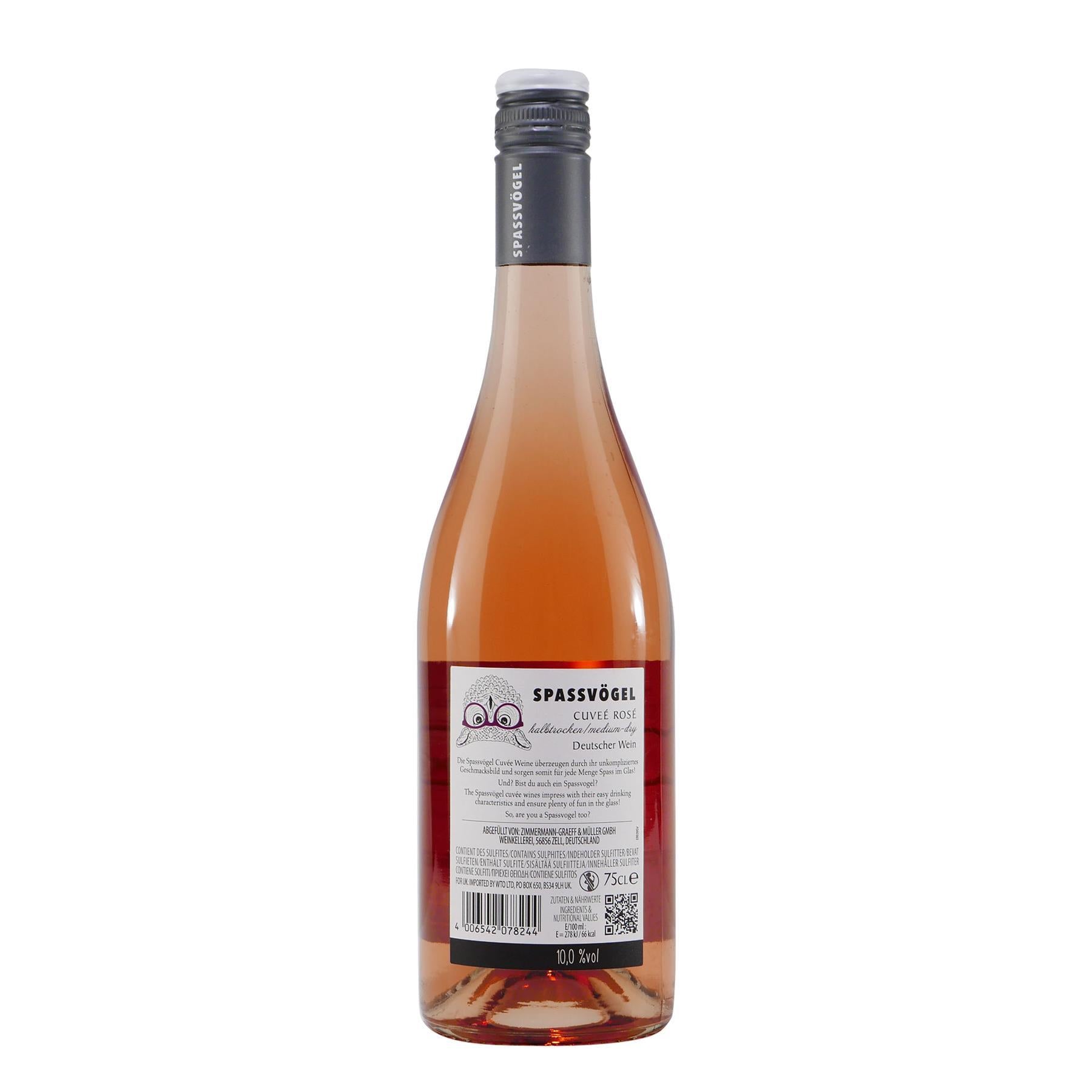 Spassvögel Cuveé Rosé -halbtrocken- (6 x 0,75L)