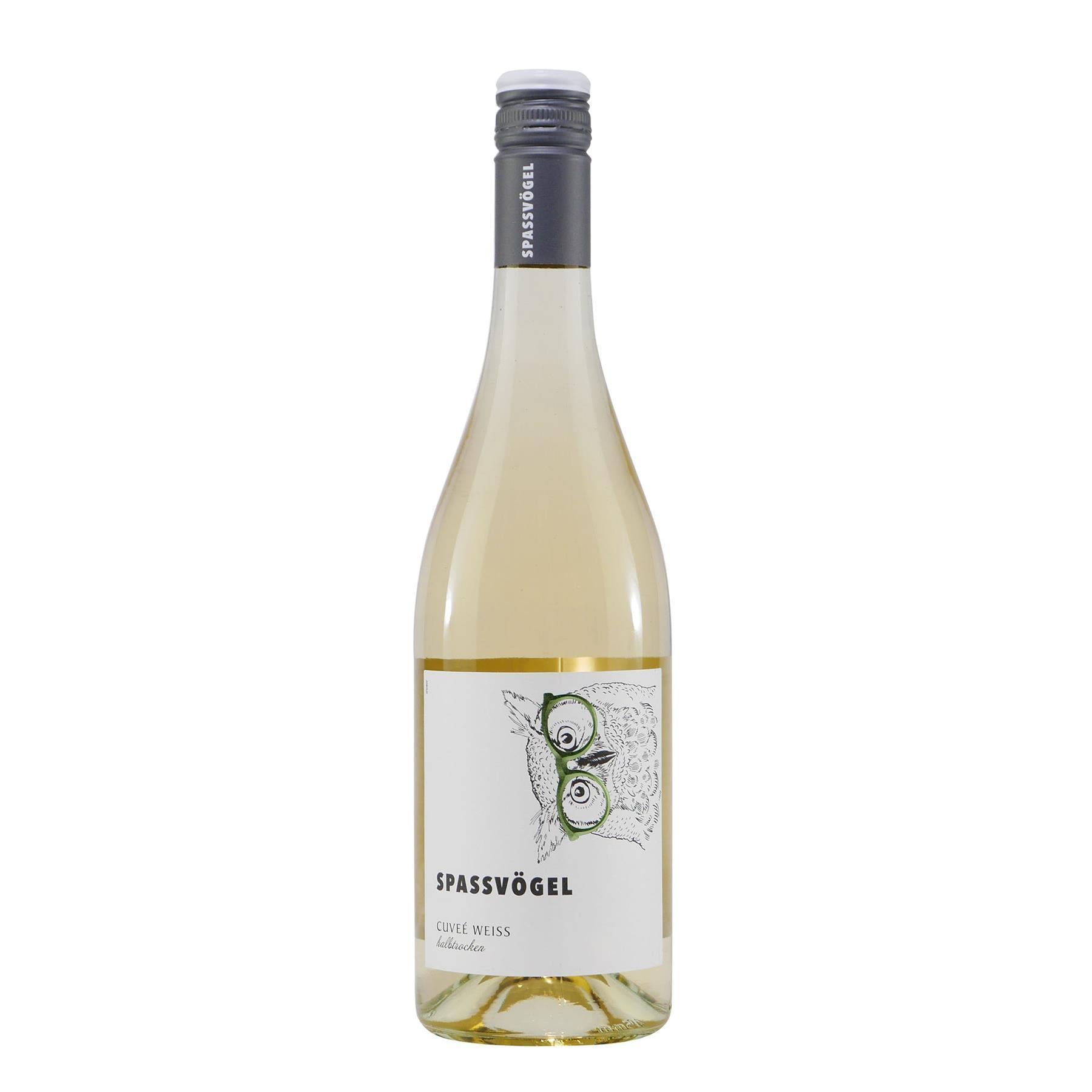 Spassvögel Cuveé Weiss -halbtrocken- (6 x 0,75L)