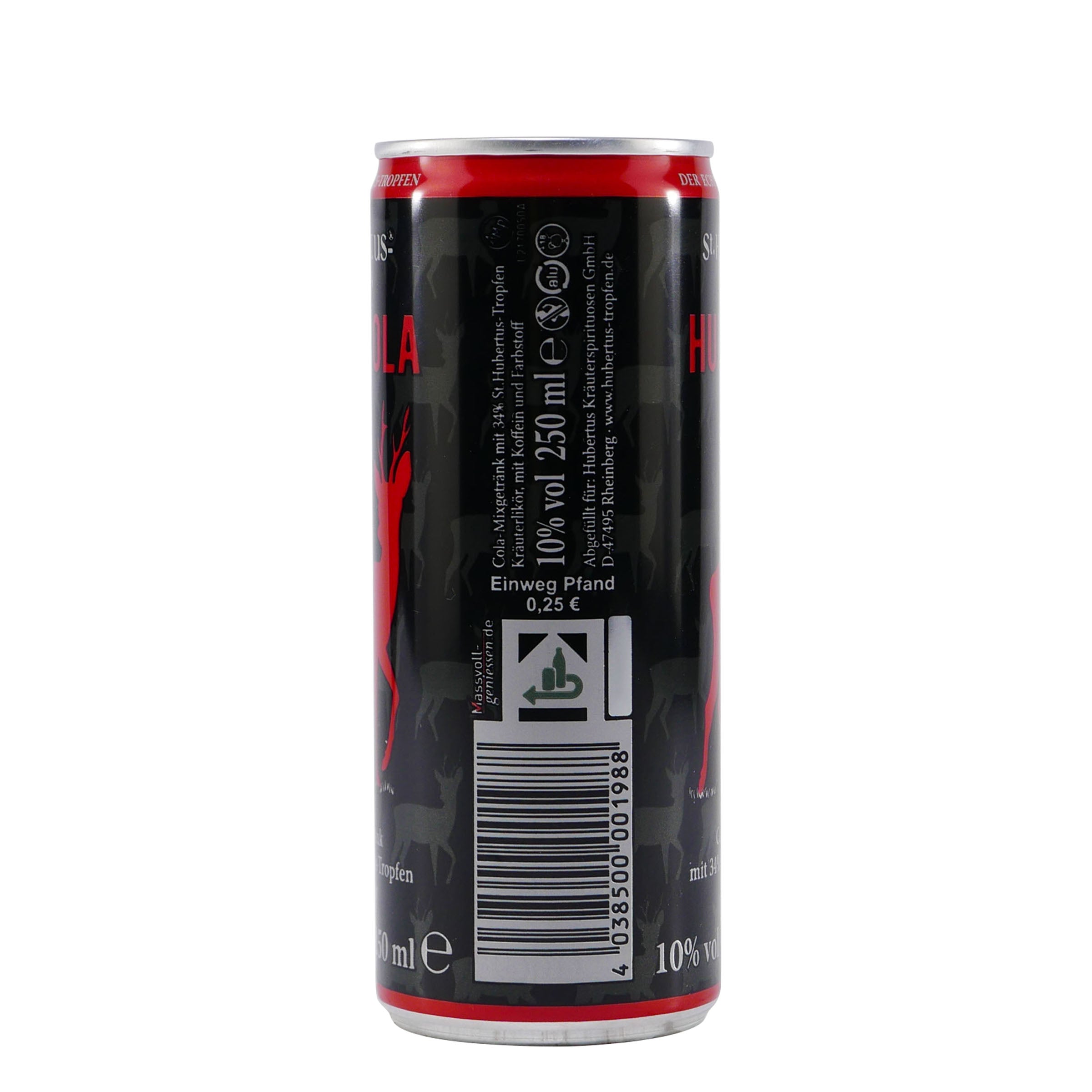 St. Hubertus Tropfen Hubi+Cola (12 x 0,25L)