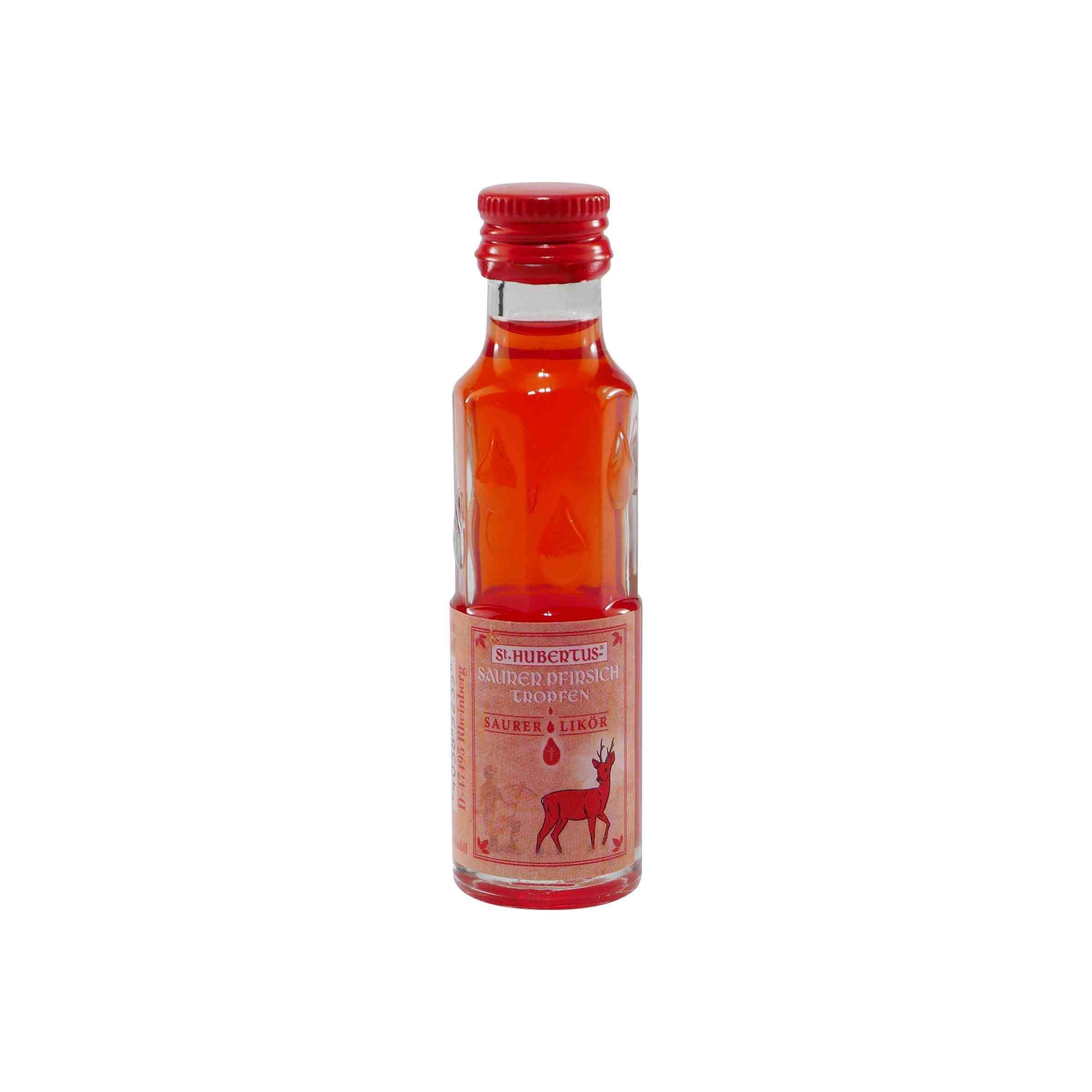 St. Hubertus Saurer Pfirsich-Tropfen (24 x 0,02L)