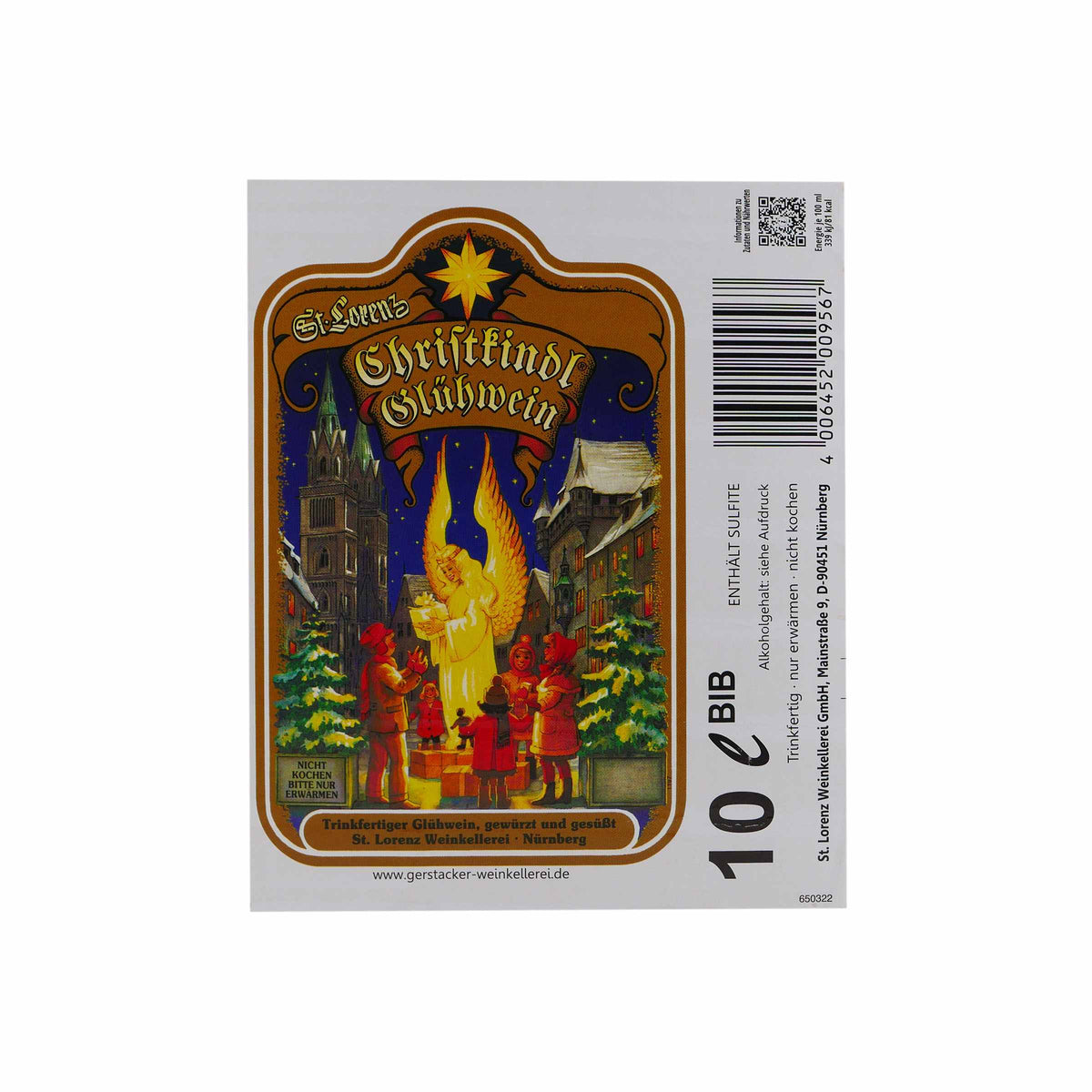 St. Lorenz Christkindl Glühwein 10L BIB