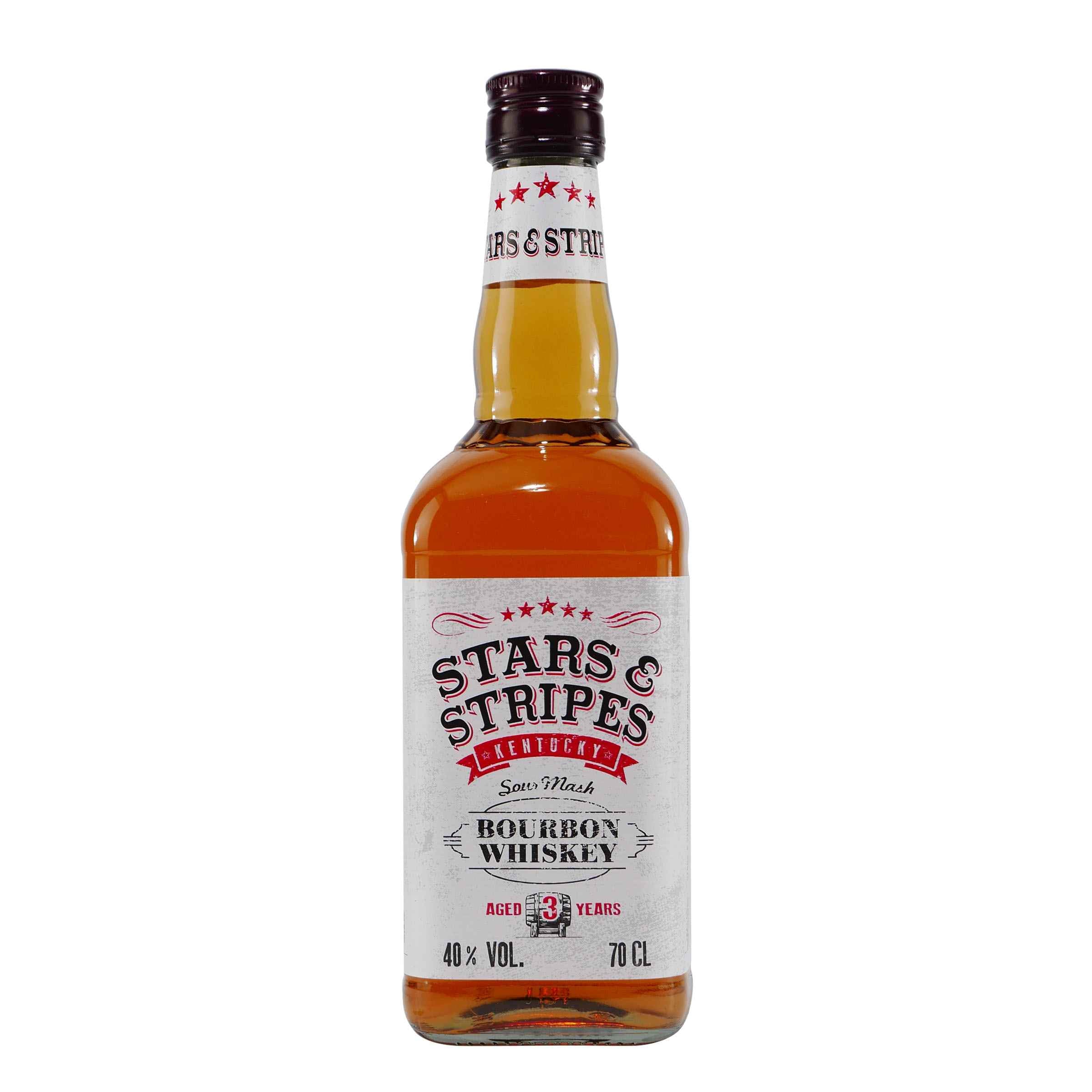 Stars & Stripes Kentucky Bourbon Whiskey mit Geschenk-HK