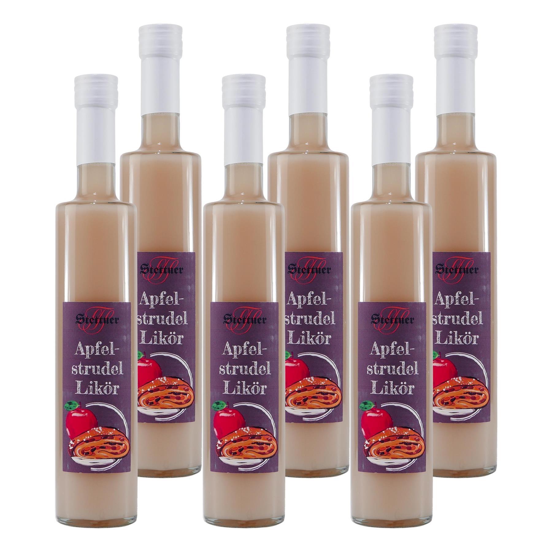 Stettner Apfelstrudel Likör (6 x 0,5L)