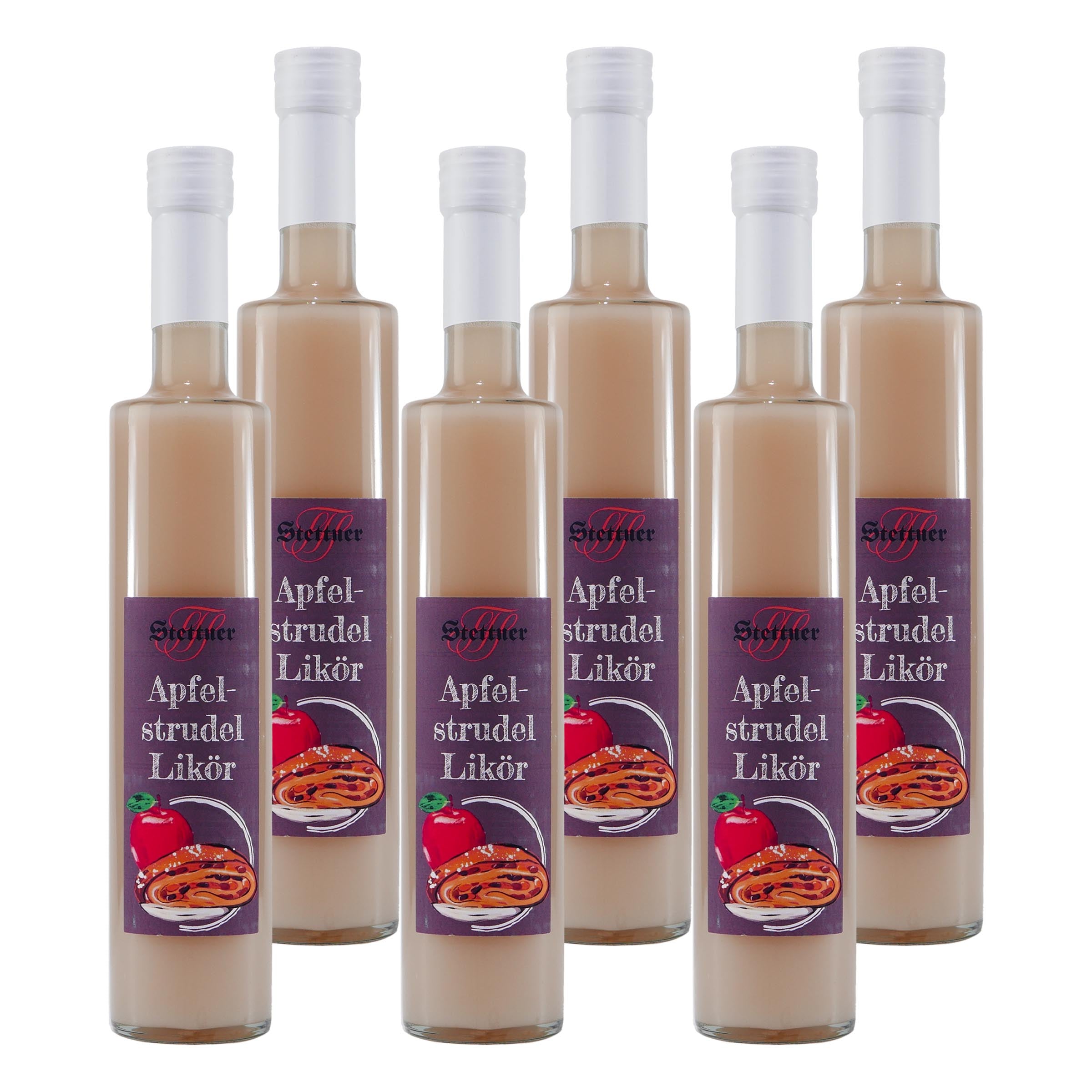 Stettner Apfelstrudel Likör (6 x 0,5L)