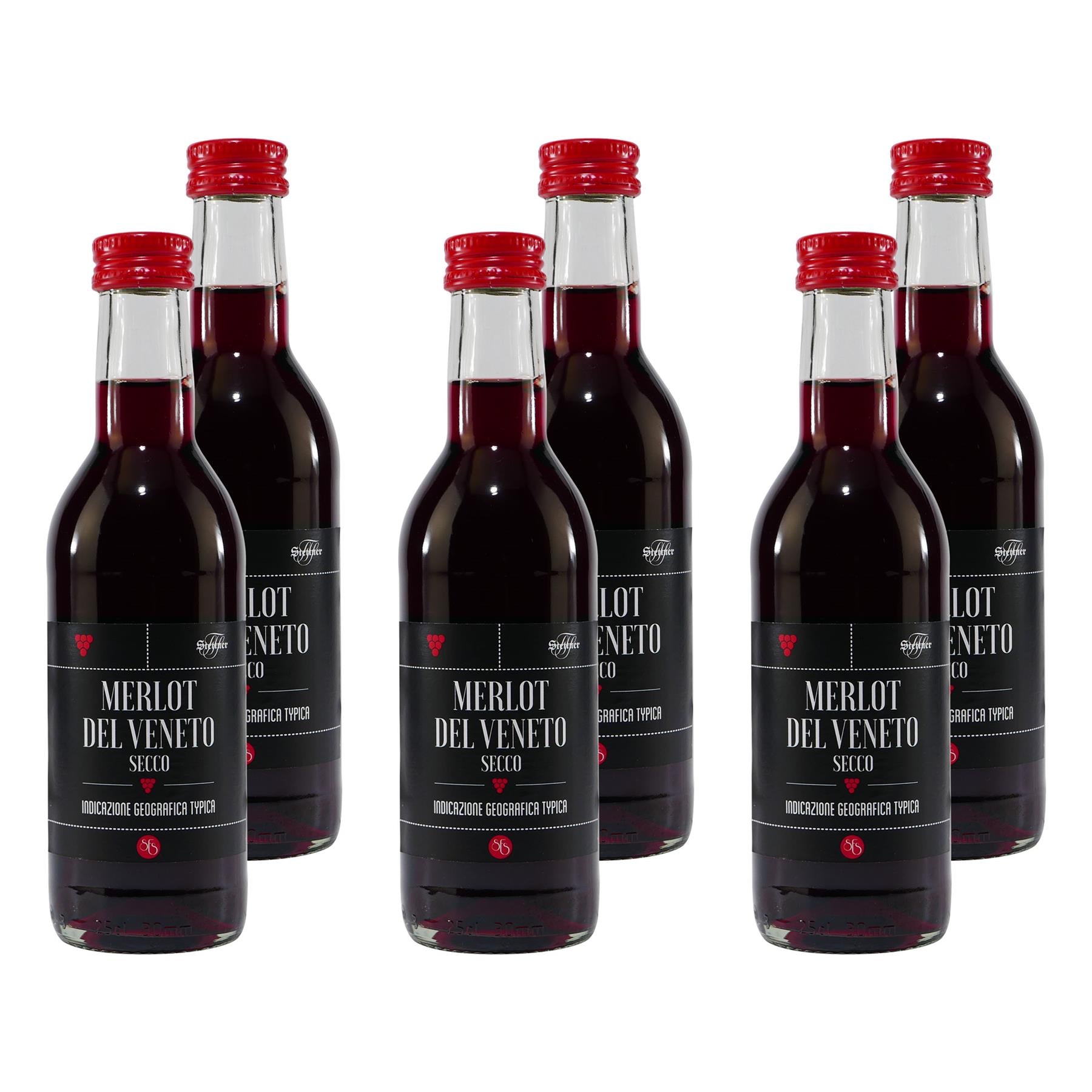 Stettner Merlot del Veneto Secco IGT -trocken- (12 x 0,25L)