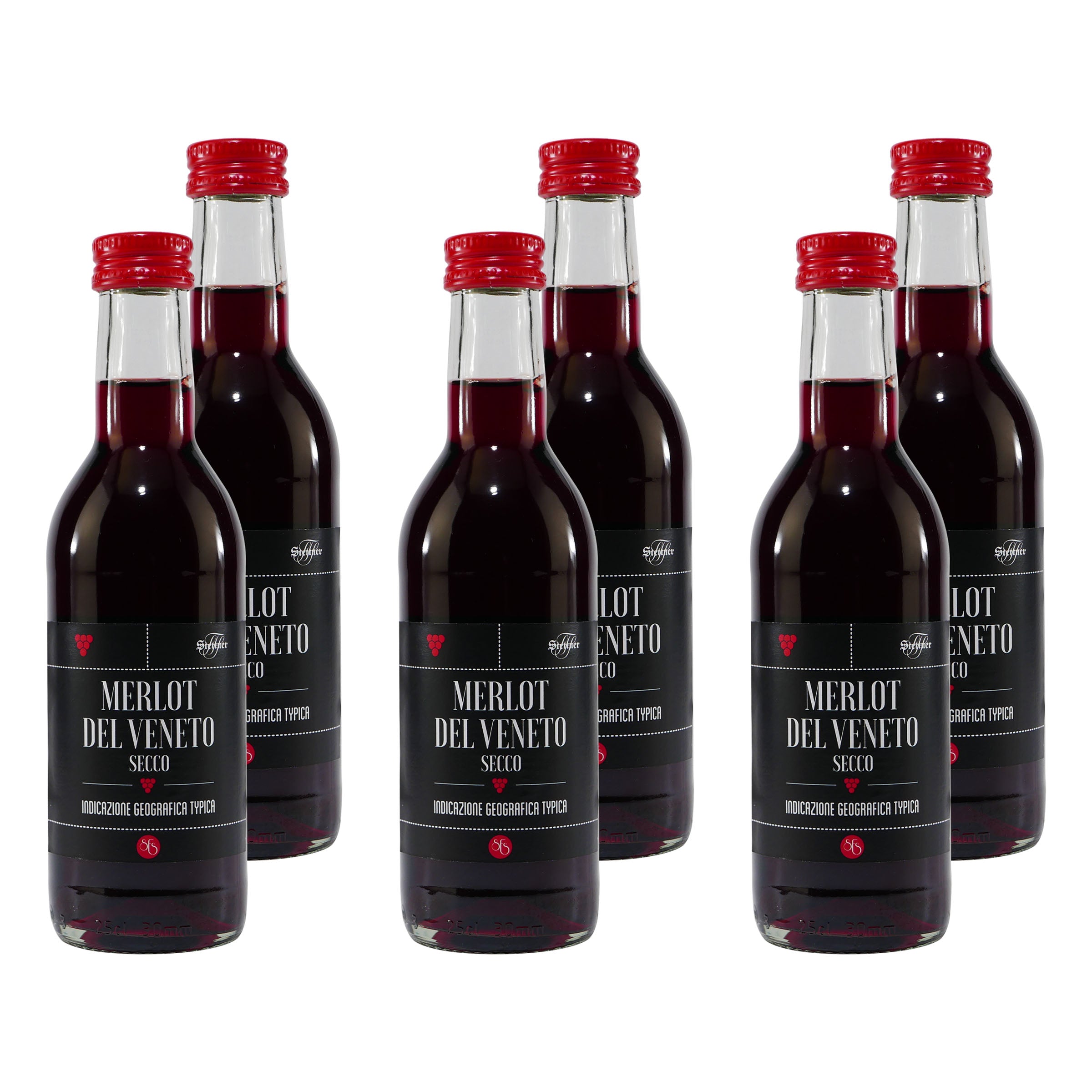 Stettner Merlot del Veneto Secco IGT -trocken- (12 x 0,25L)
