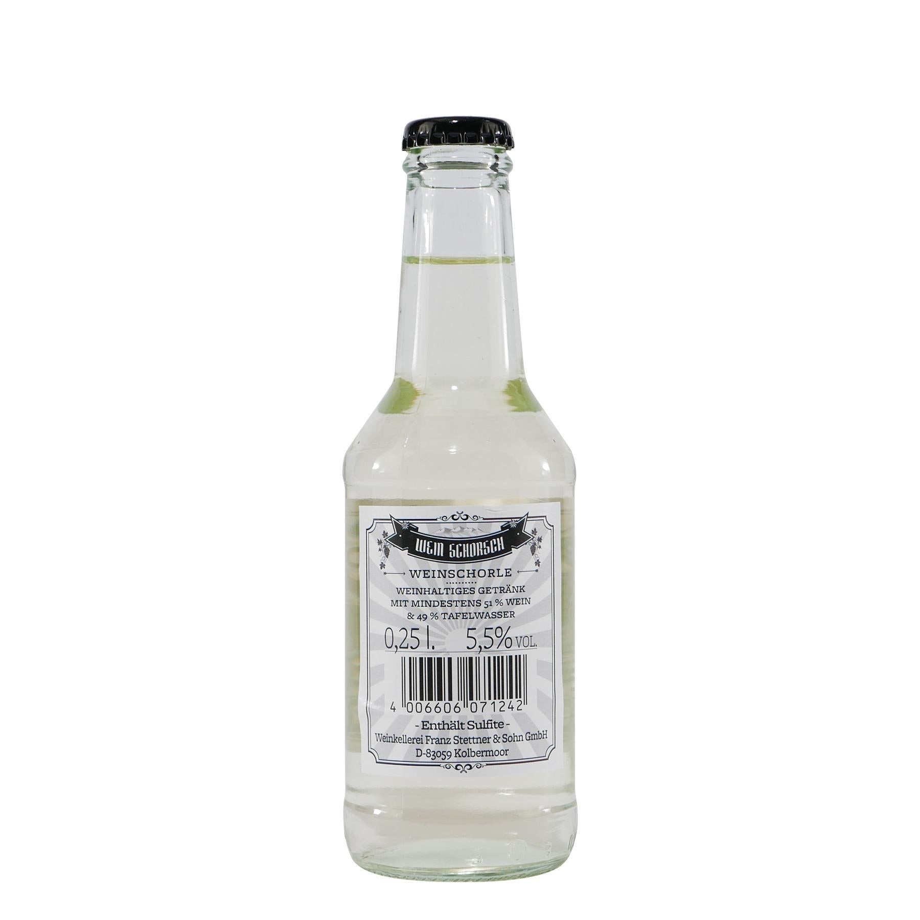 Stettner Wein-Schorsch Weinschorle Weiß (12 x 0,25L)