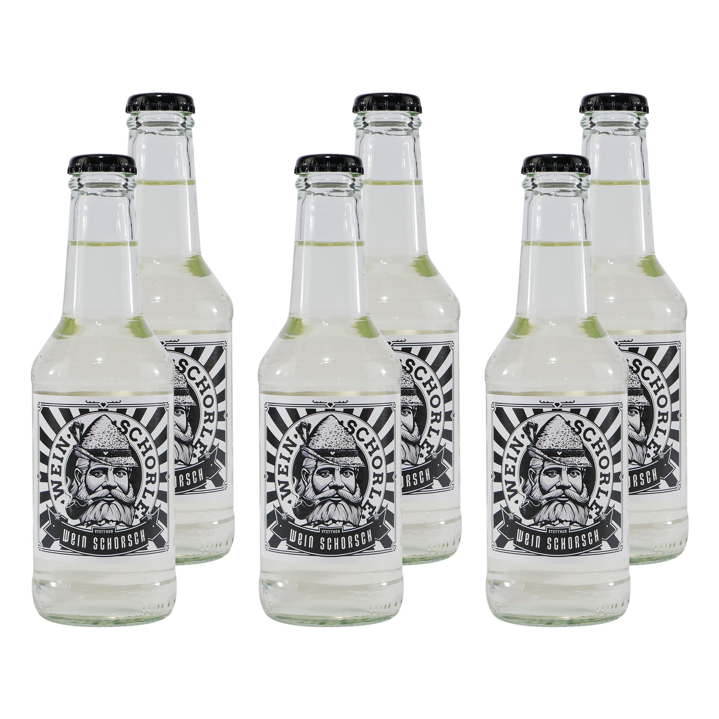 Stettner Wein-Schorsch Weinschorle Weiß (12 x 0,25L)