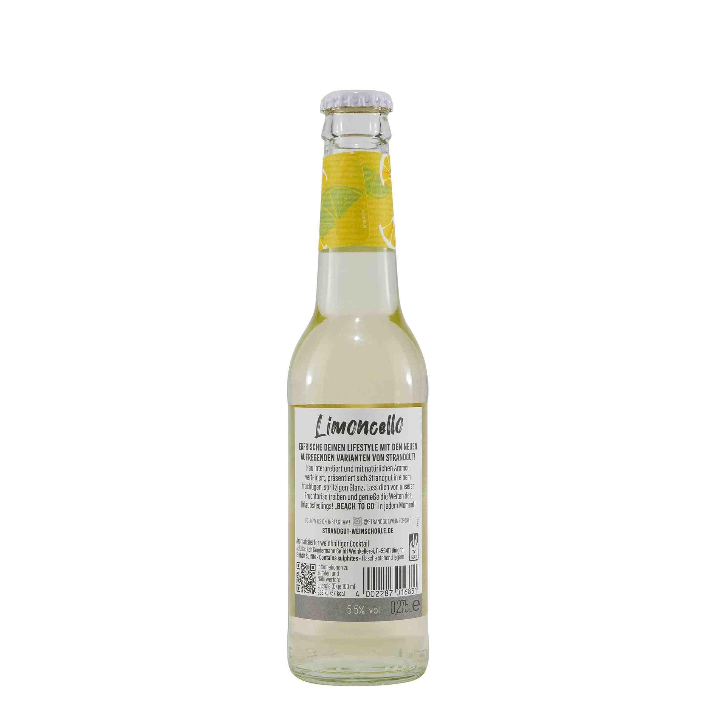 Strandgut Weinschorle Limoncello (12 x 0,275L)