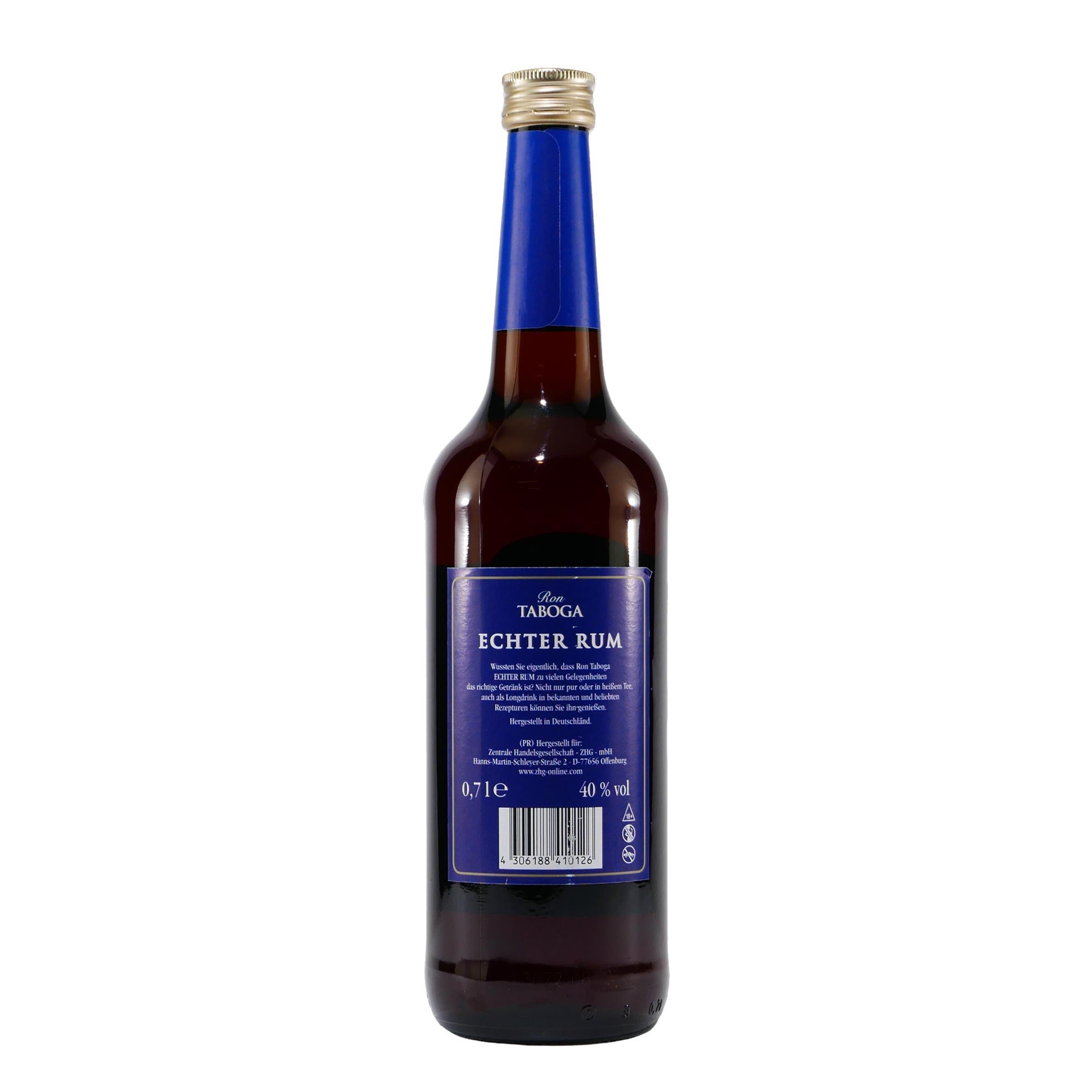 Ron Taboga Echter Rum 40% (Blau)