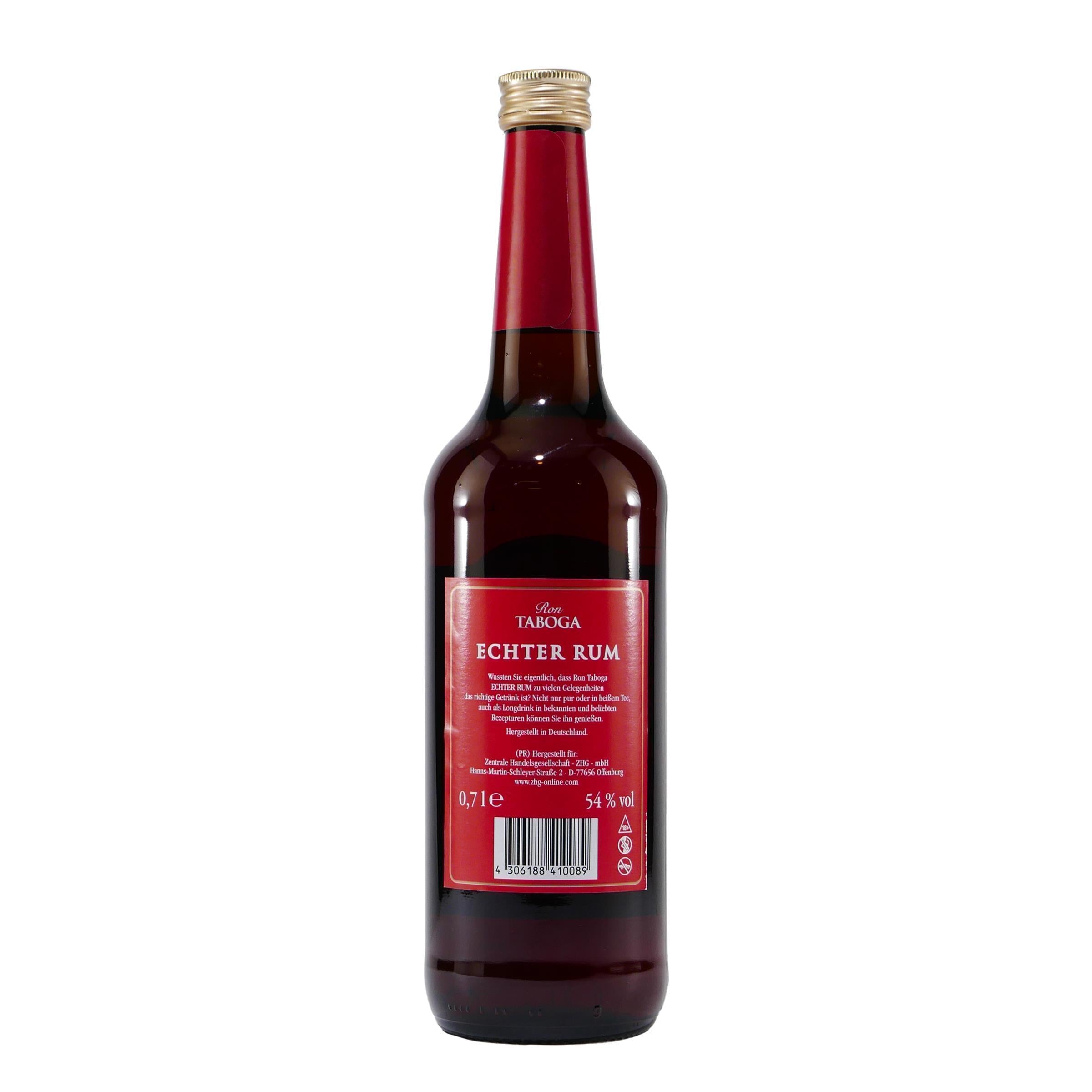 Ron Taboga Echter Rum 54% (Rot)